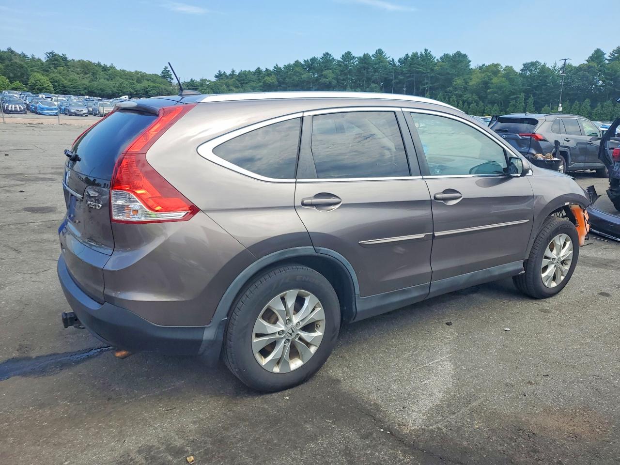 2012 Honda Cr-v Exl Gray vin: 5J6RM4H72CL011924