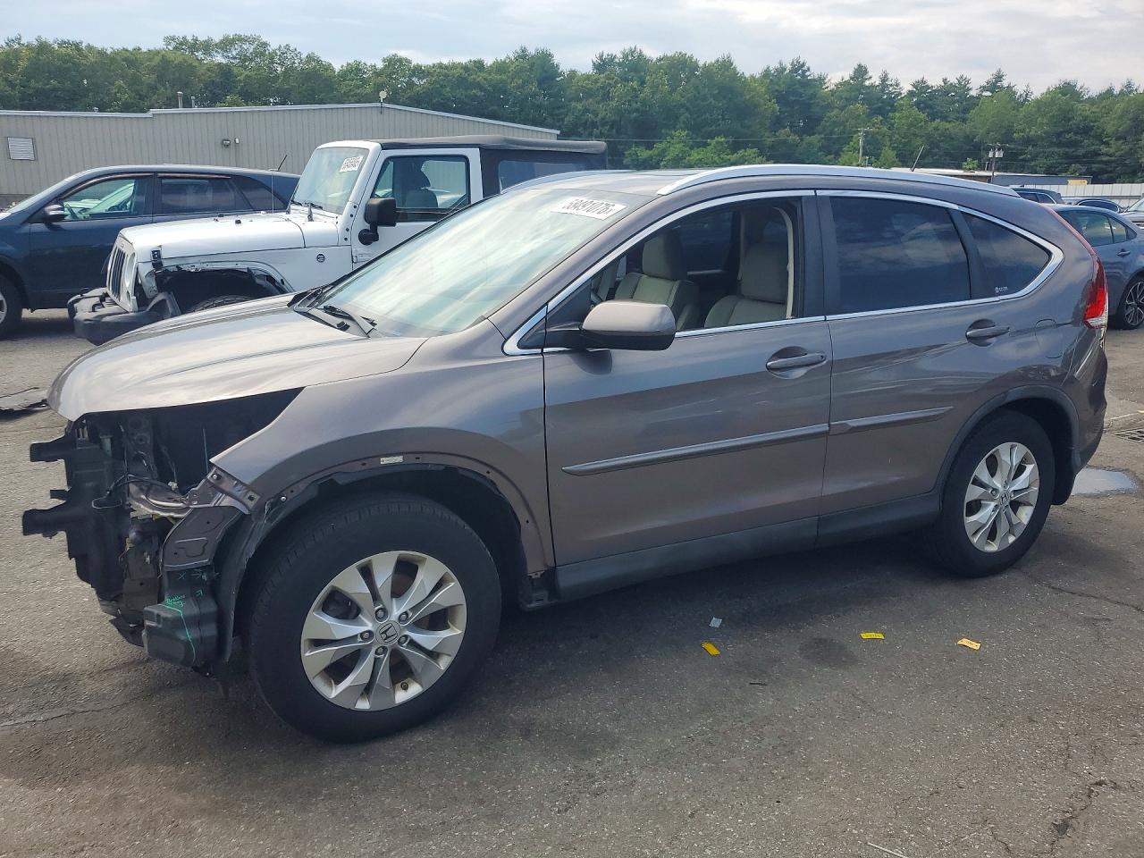 2012 Honda Cr-v Exl Gray vin: 5J6RM4H72CL011924