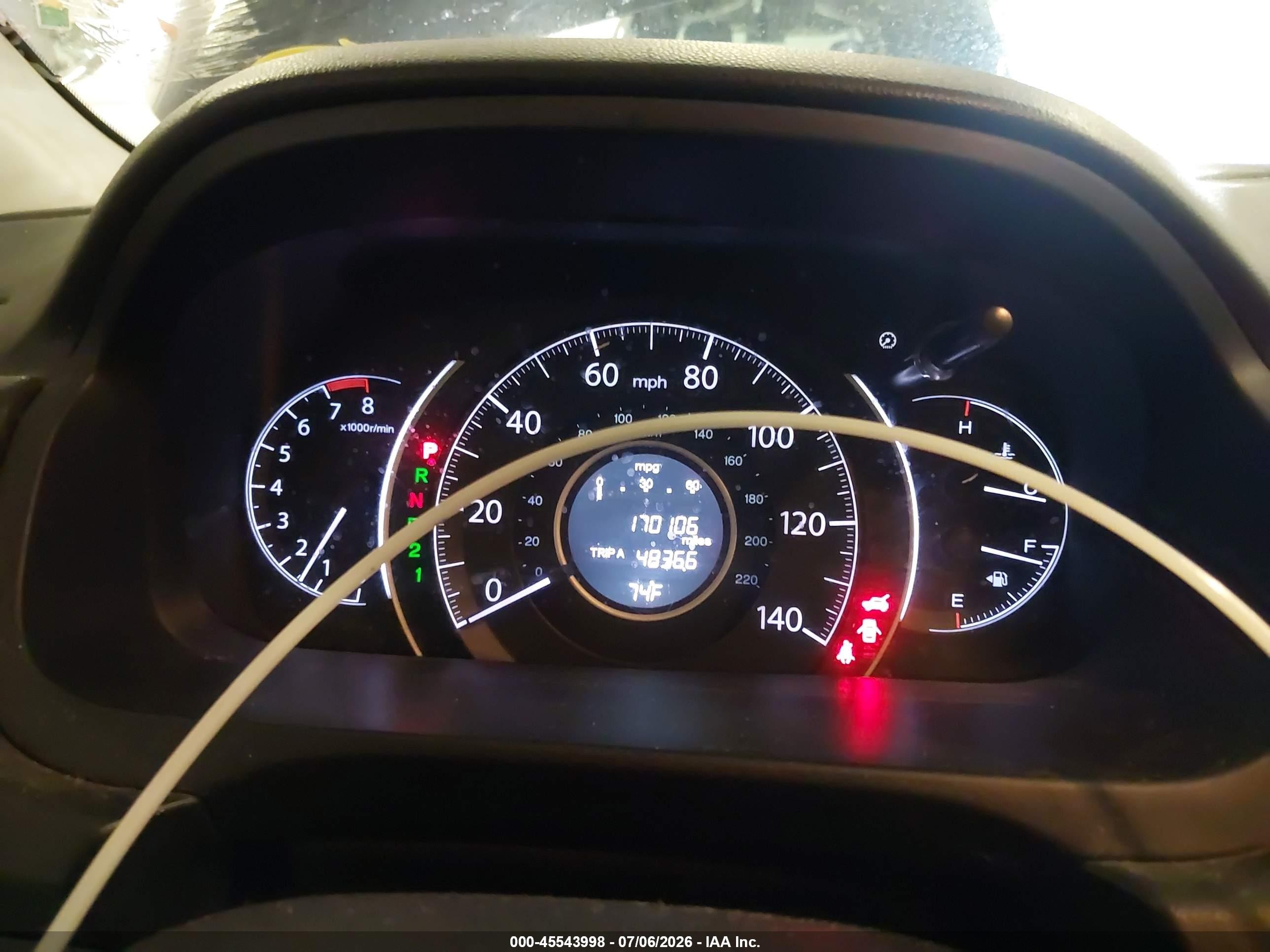 2012 Honda Cr-v Ex-l Blue vin: 5J6RM4H72CL017304