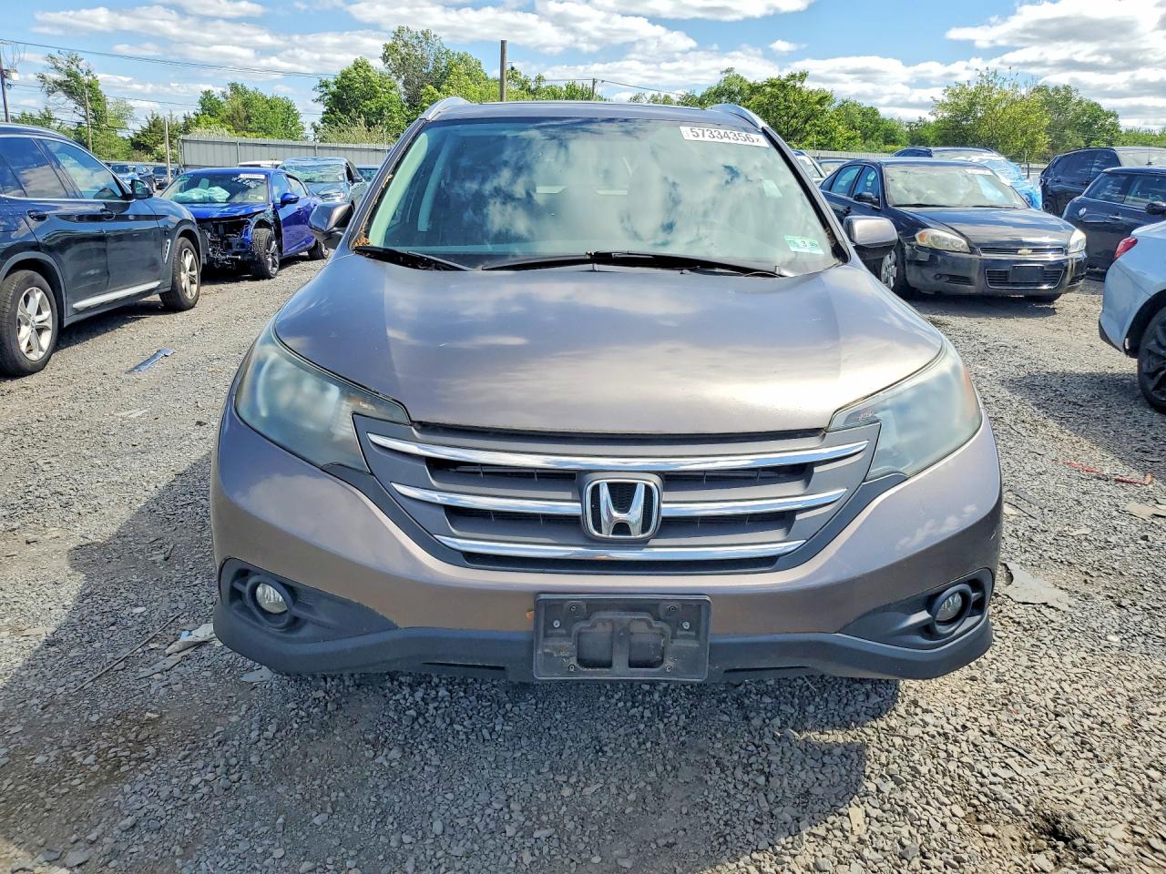 2012 Honda Cr-v Exl Gray vin: 5J6RM4H72CL024348