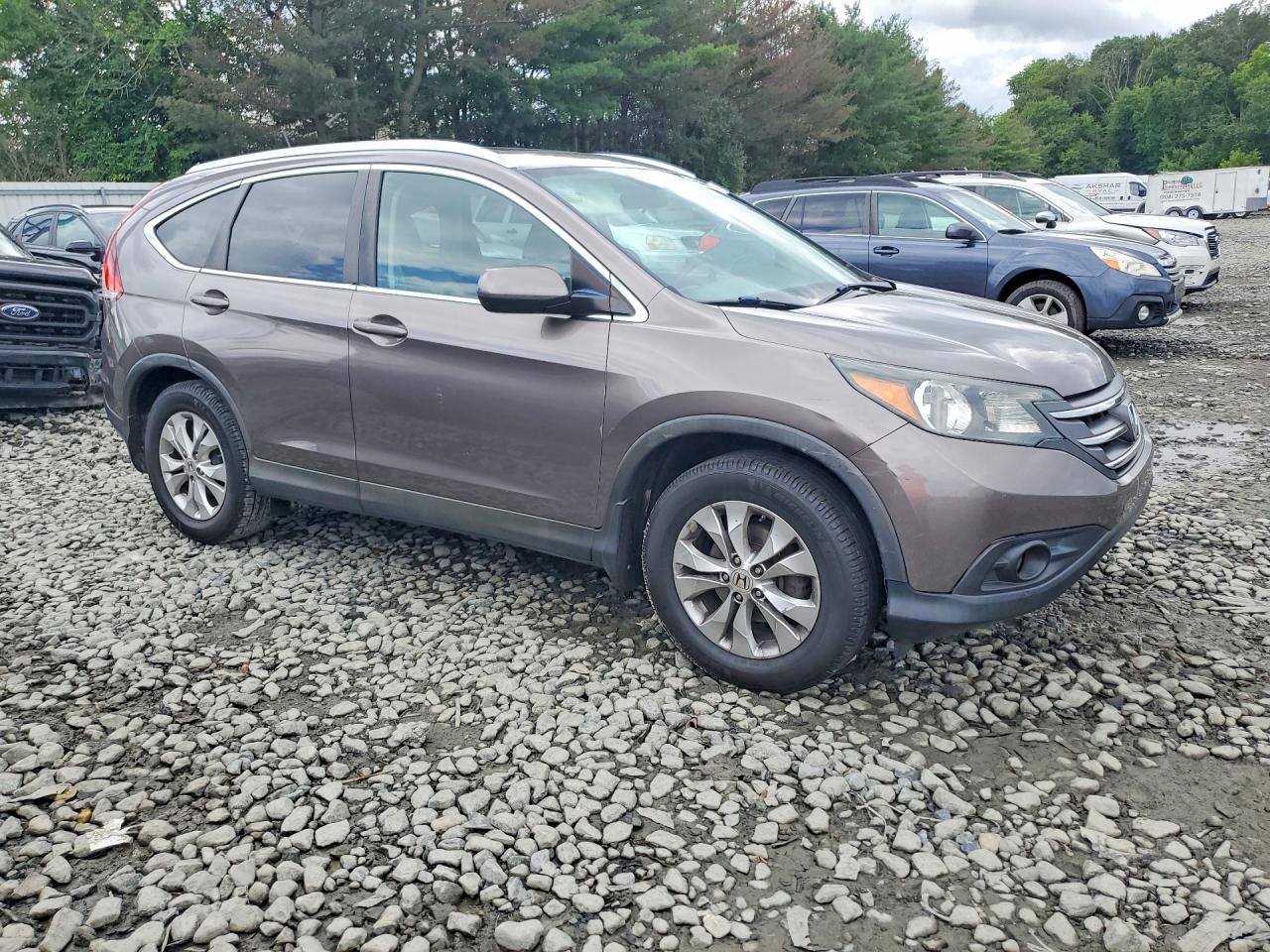 2012 Honda Cr-v Exl Brown vin: 5J6RM4H72CL025645