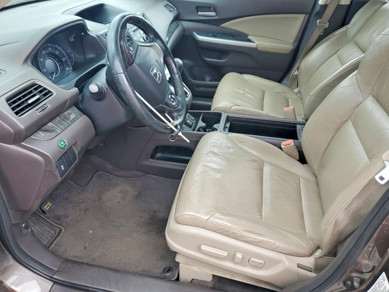 2012 Honda Cr-v Exl Brown vin: 5J6RM4H72CL025645