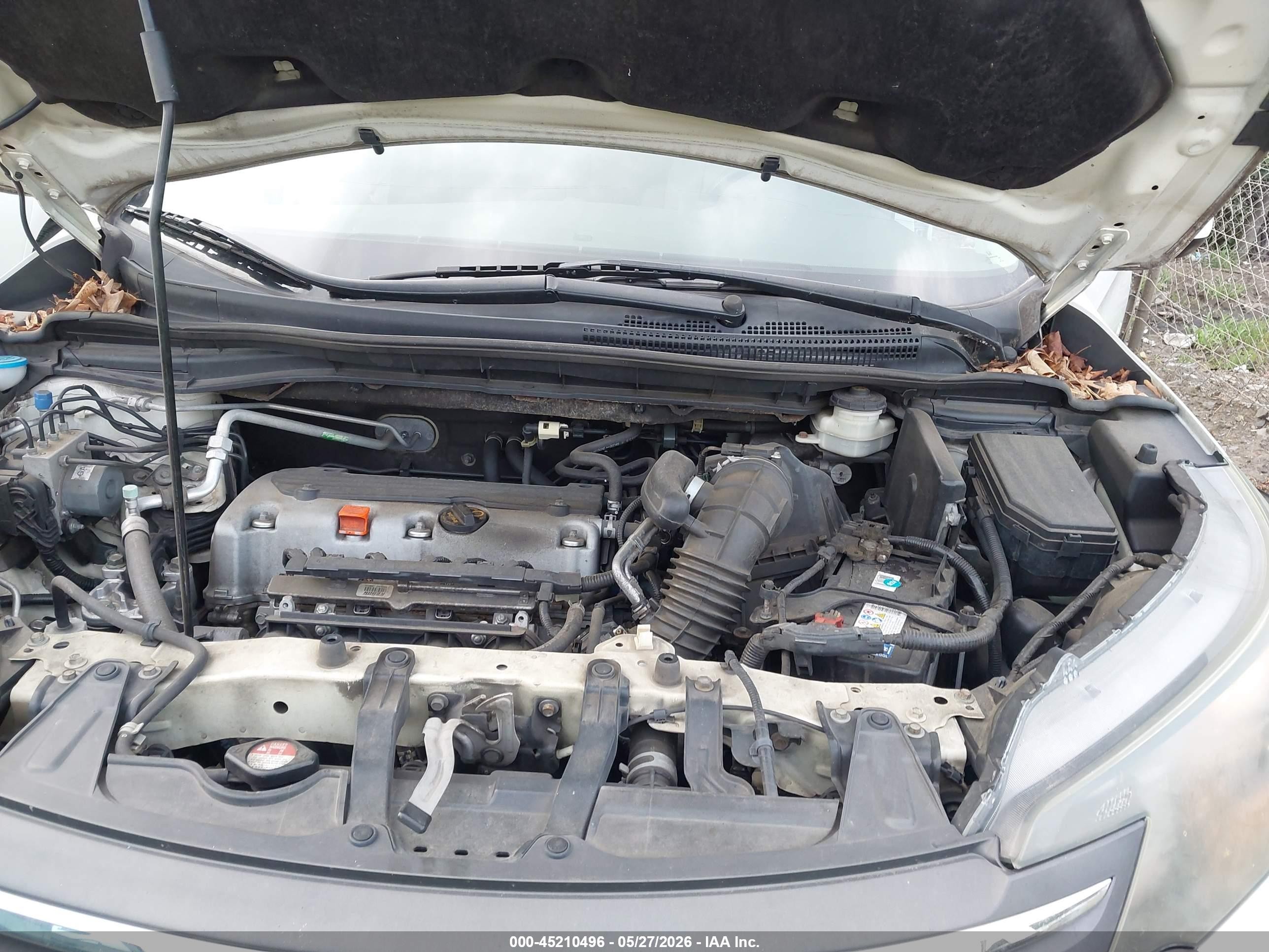 2012 Honda Cr-v Ex-l White vin: 5J6RM4H72CL040386