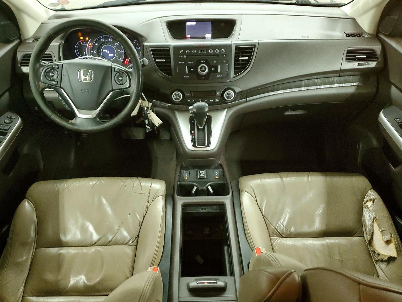 2012 Honda Cr-v Exl White vin: 5J6RM4H72CL046706