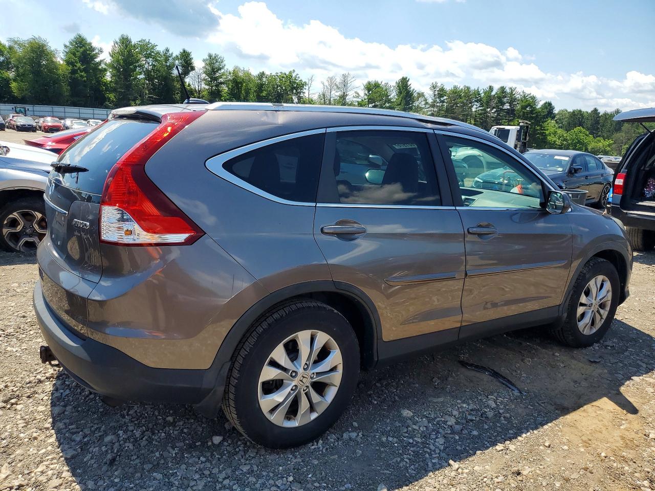 2012 Honda Cr-v Exl Gray vin: 5J6RM4H72CL058113