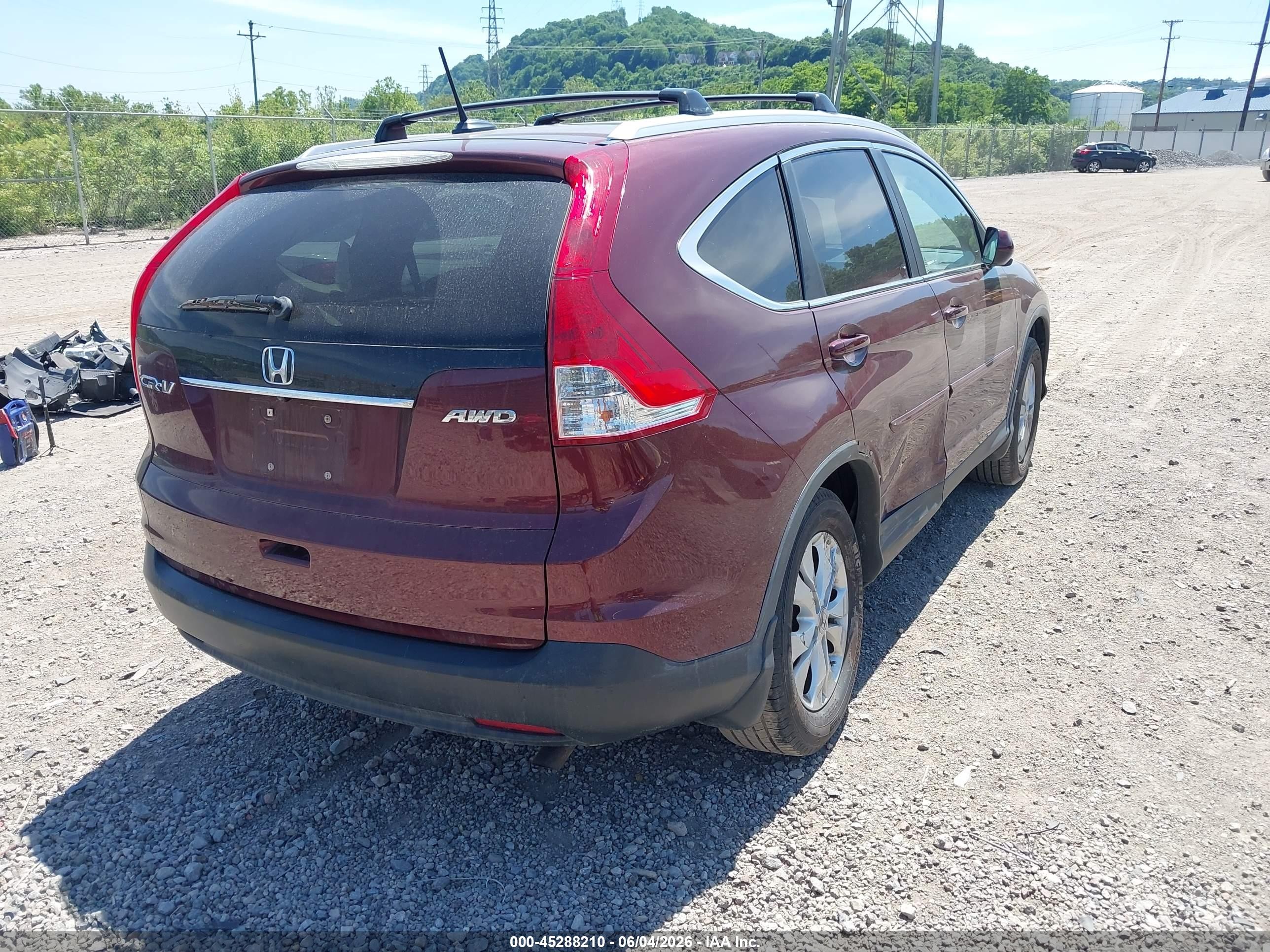 2012 Honda Cr-v Ex-l Champagne vin: 5J6RM4H72CL064042