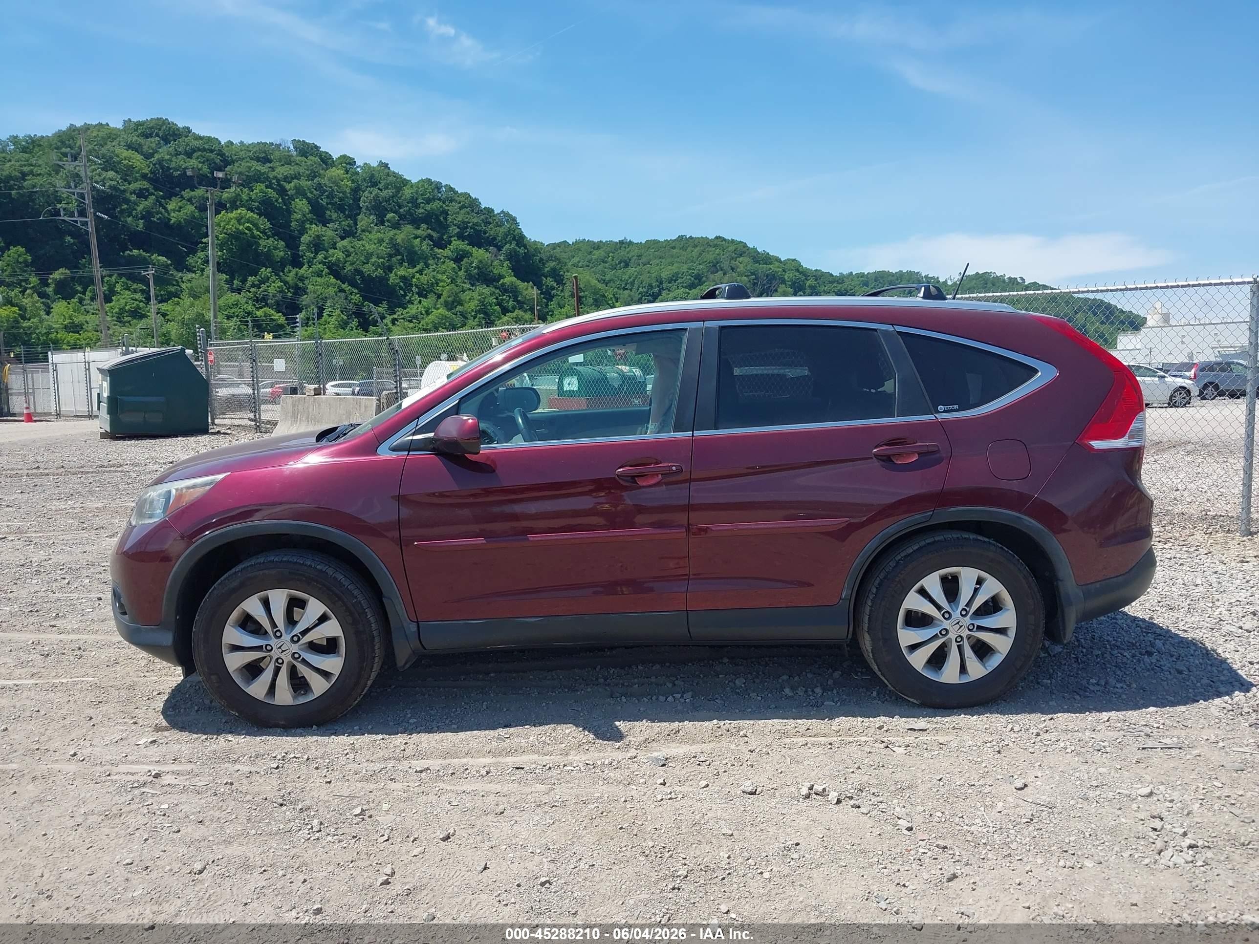 2012 Honda Cr-v Ex-l Champagne vin: 5J6RM4H72CL064042