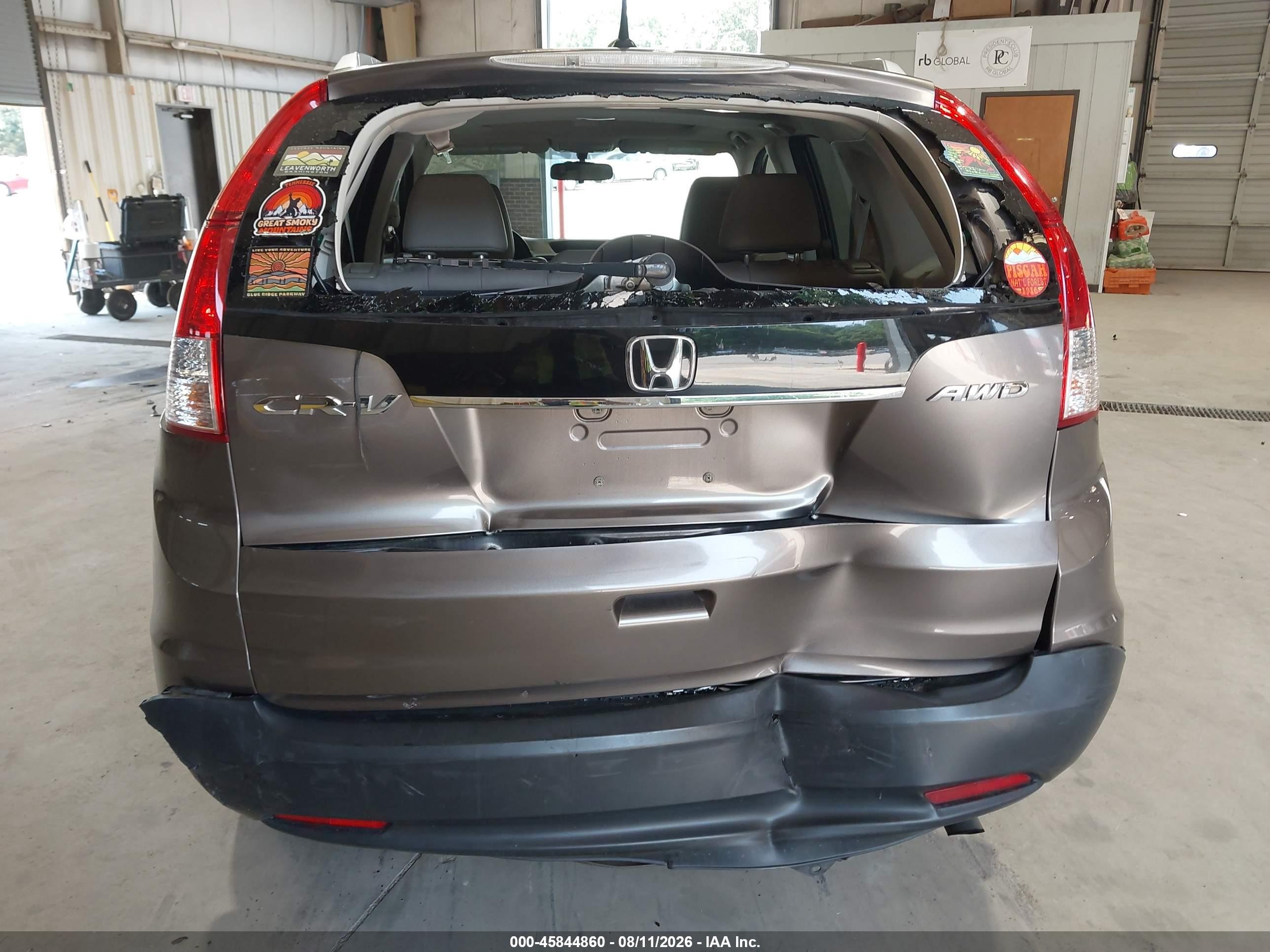 2013 Honda Cr-v Ex-l Gold vin: 5J6RM4H72DL000004