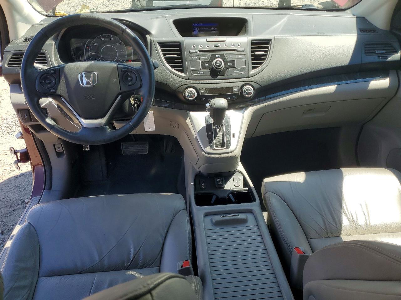 2013 Honda Cr-v Exl Burgundy vin: 5J6RM4H72DL001881
