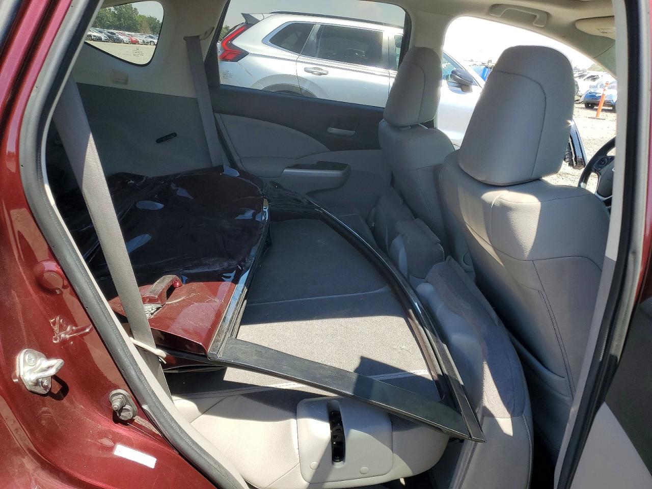 2013 Honda Cr-v Exl Burgundy vin: 5J6RM4H72DL001881