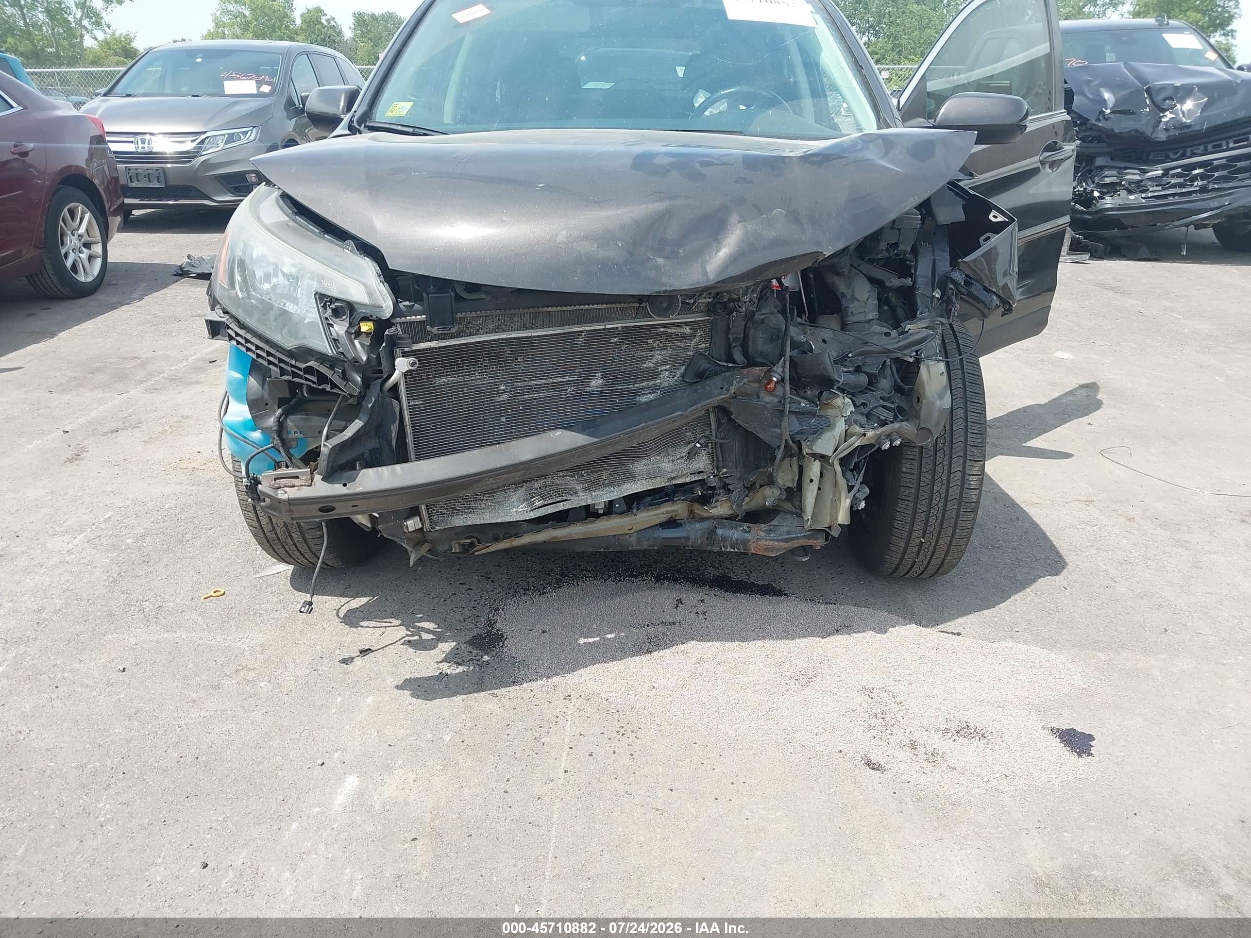 2013 Honda Cr-v Ex-l Серый vin: 5J6RM4H72DL002299