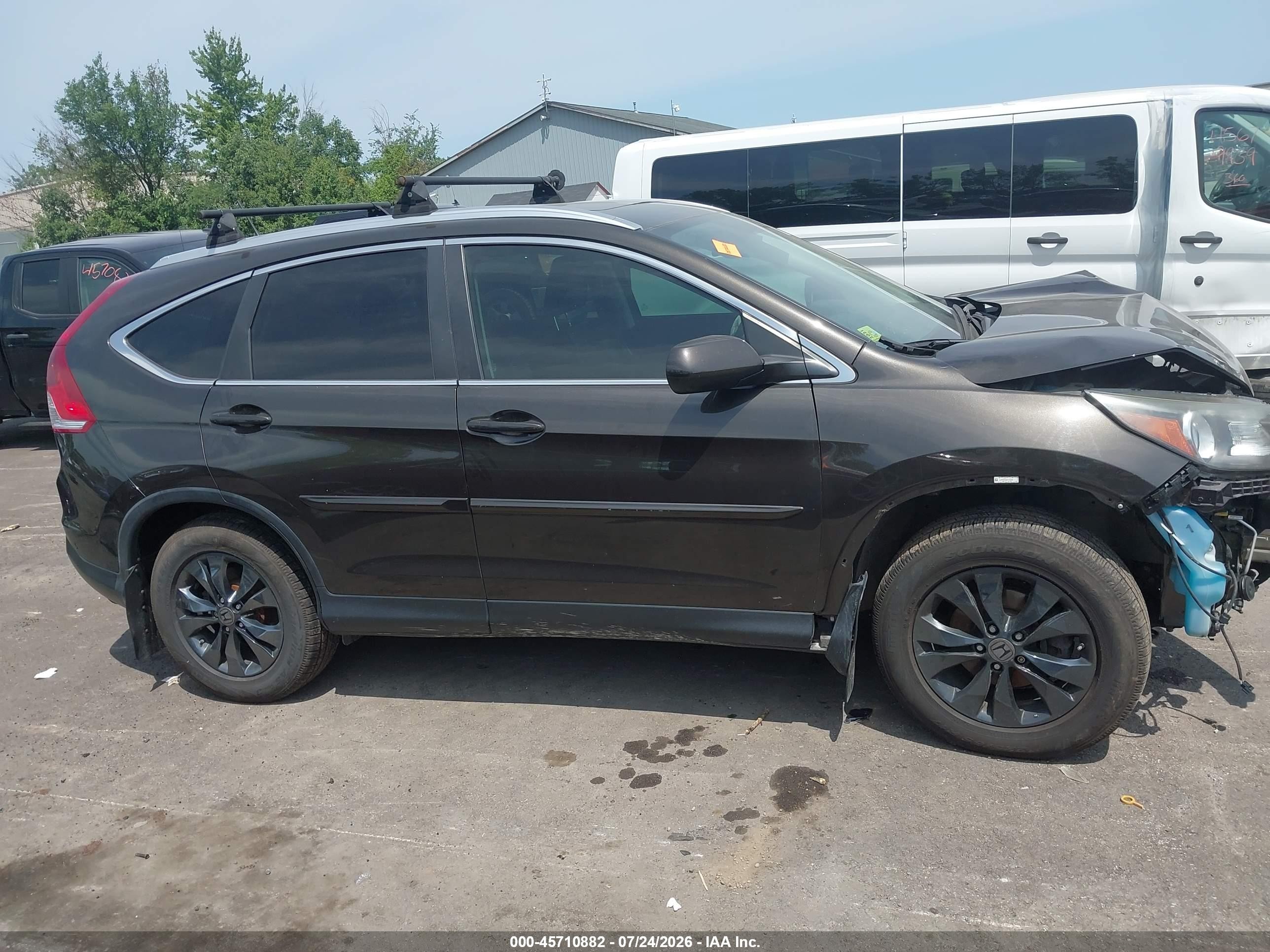 2013 Honda Cr-v Ex-l Серый vin: 5J6RM4H72DL002299