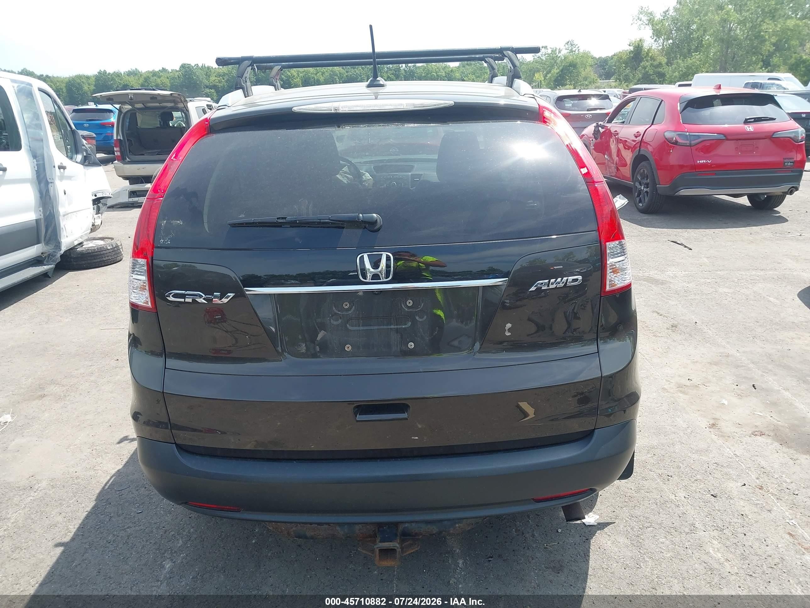 2013 Honda Cr-v Ex-l Серый vin: 5J6RM4H72DL002299