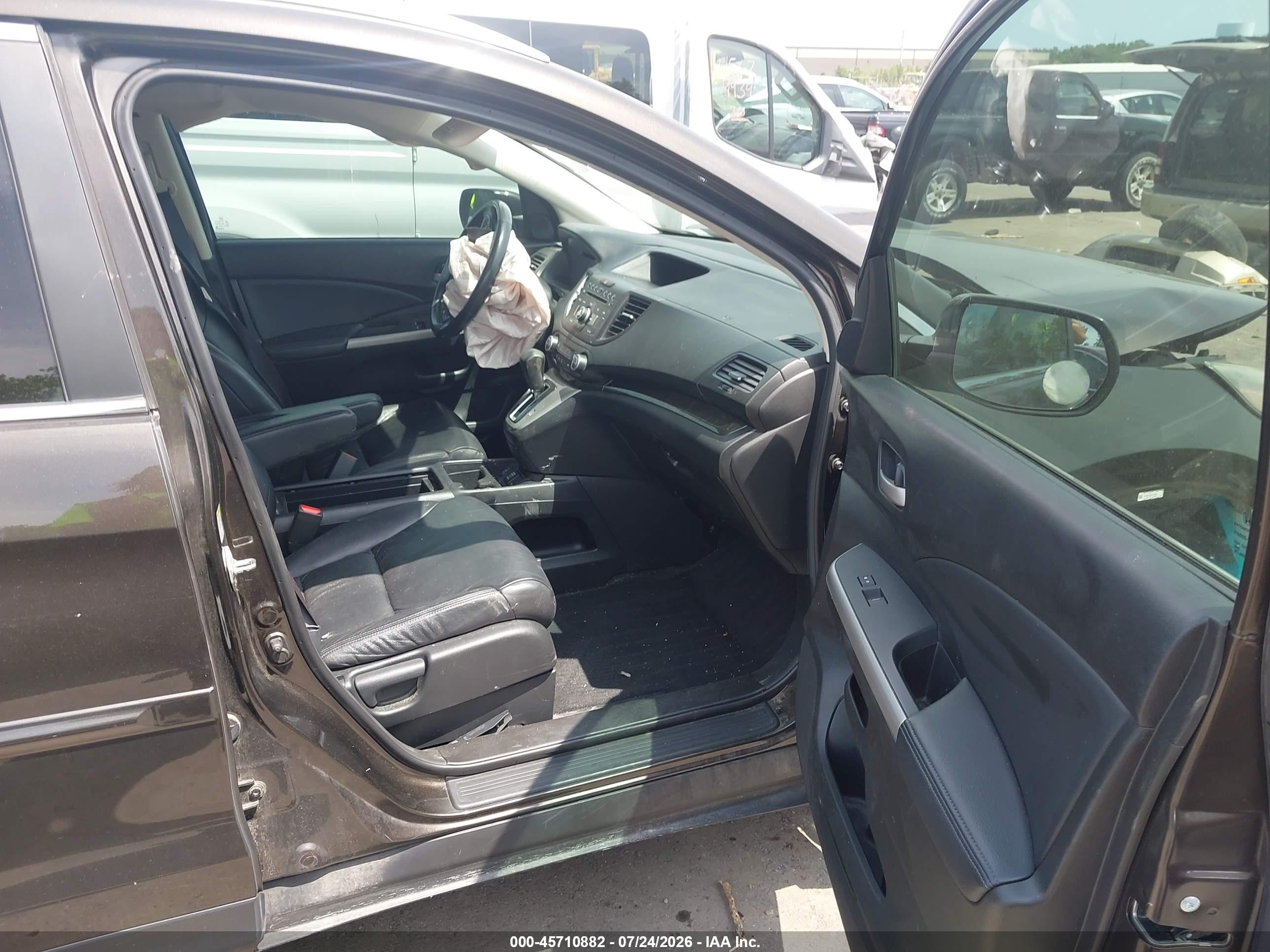 2013 Honda Cr-v Ex-l Серый vin: 5J6RM4H72DL002299