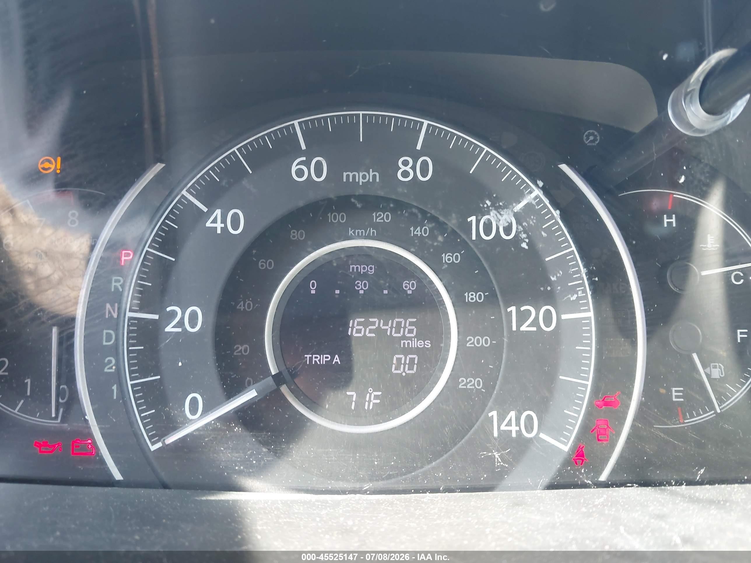 2013 Honda Cr-v Ex-l Коричневый vin: 5J6RM4H72DL012184