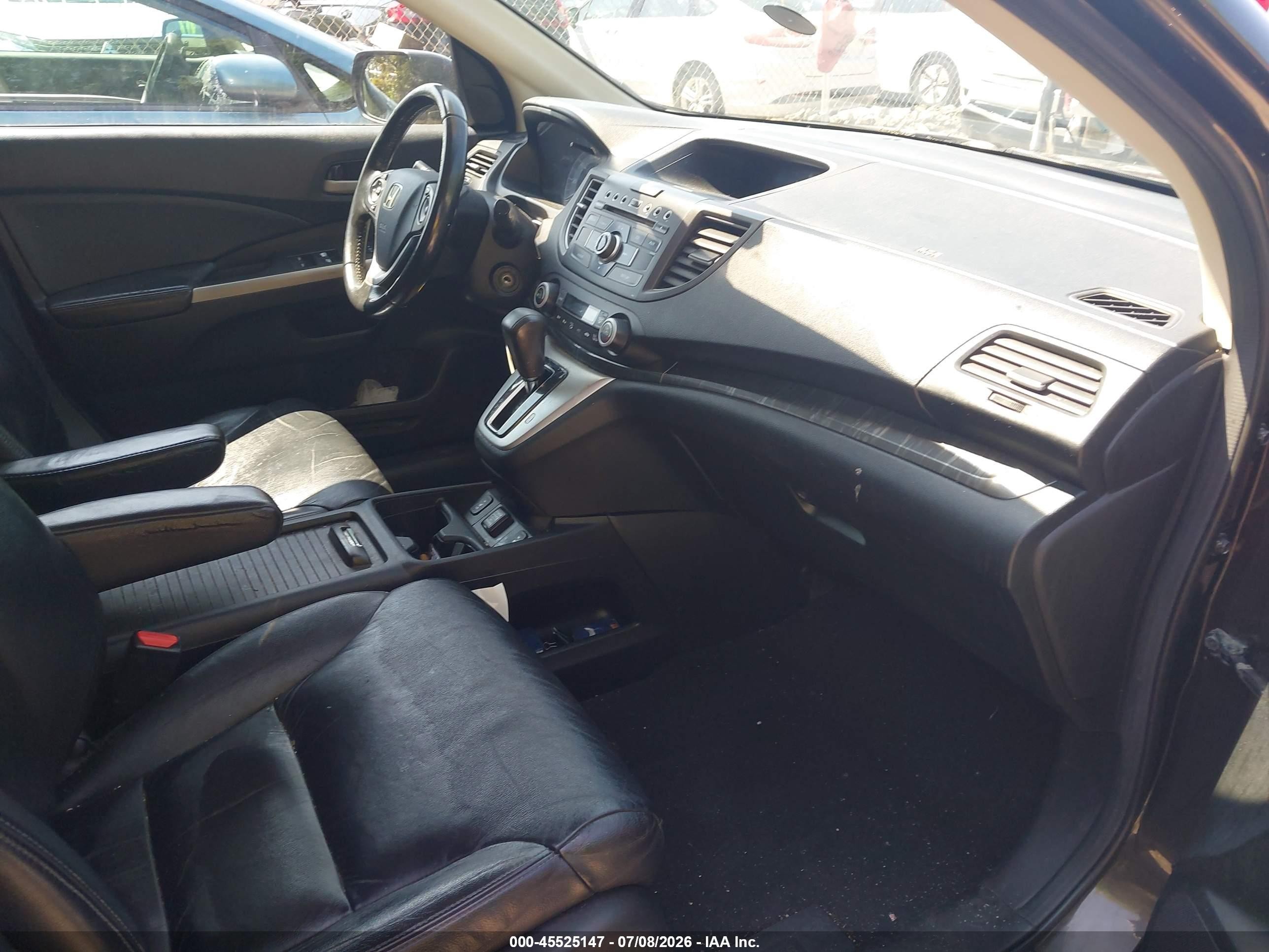 2013 Honda Cr-v Ex-l Коричневый vin: 5J6RM4H72DL012184