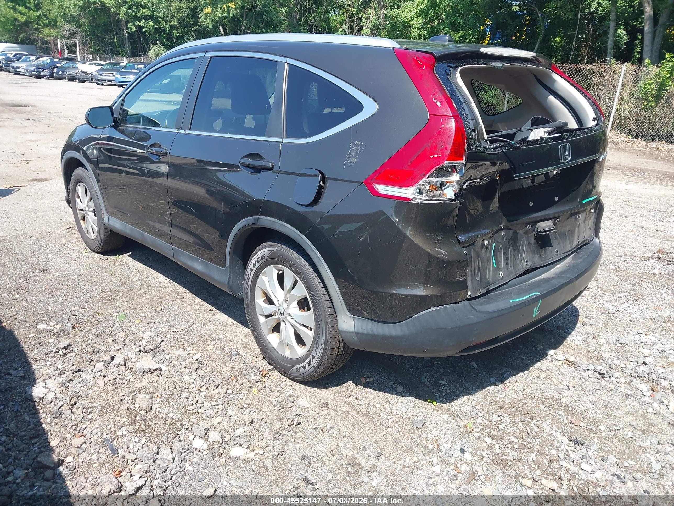 2013 Honda Cr-v Ex-l Коричневый vin: 5J6RM4H72DL012184