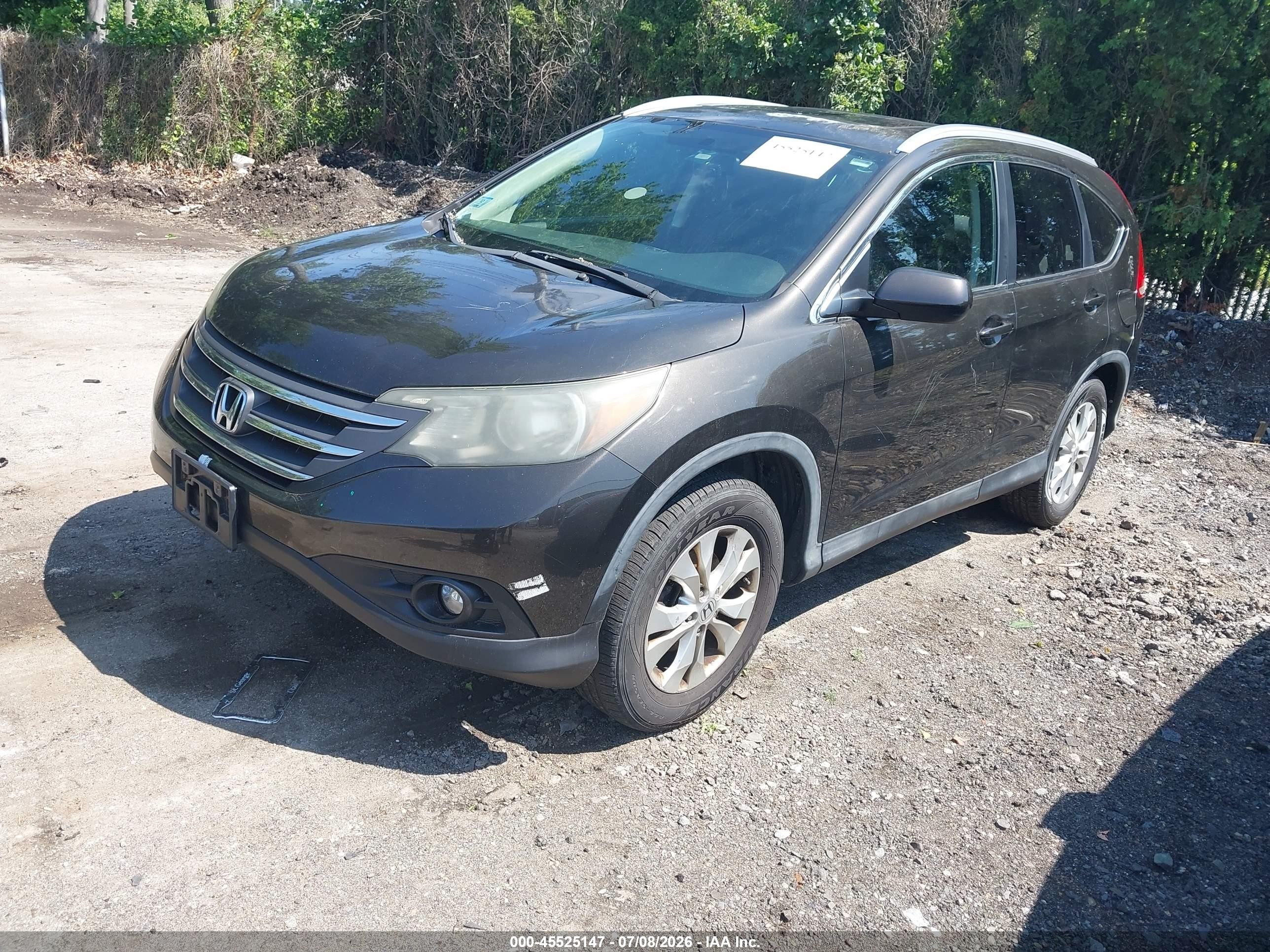 2013 Honda Cr-v Ex-l Коричневый vin: 5J6RM4H72DL012184