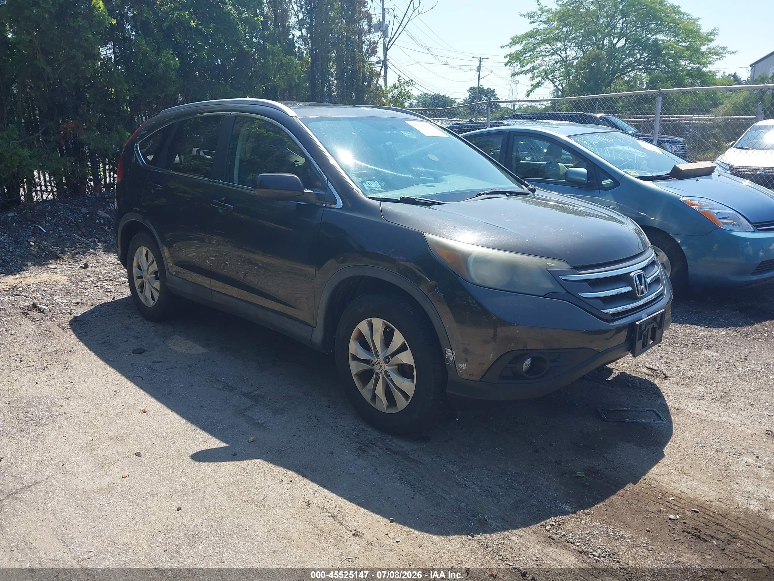 2013 Honda Cr-v Ex-l Brown vin: 5J6RM4H72DL012184