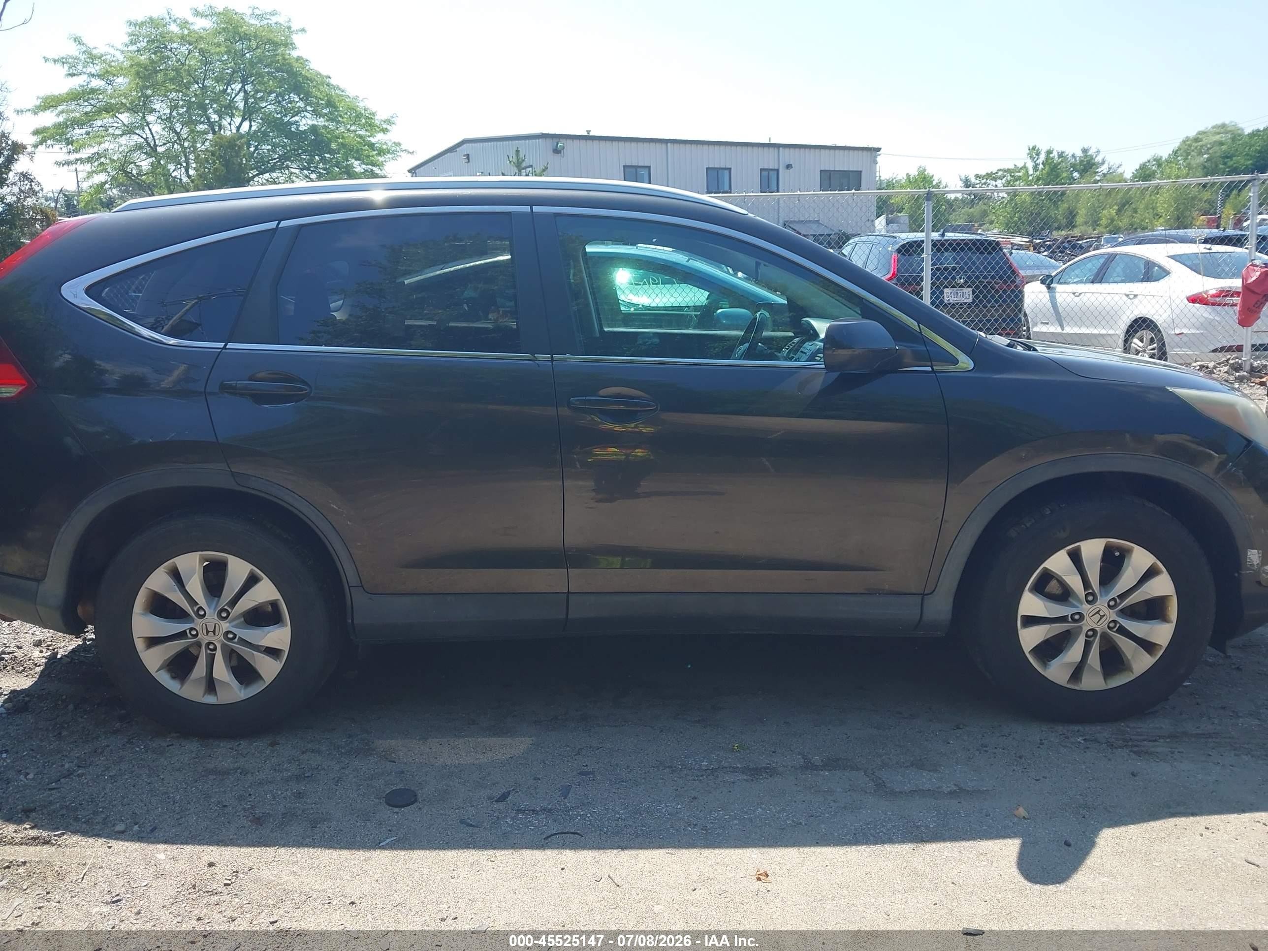 2013 Honda Cr-v Ex-l Коричневый vin: 5J6RM4H72DL012184