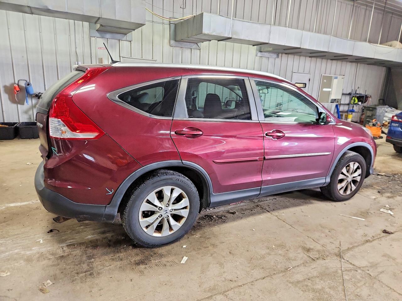 2013 Honda Cr-v Exl Красный vin: 5J6RM4H72DL031205