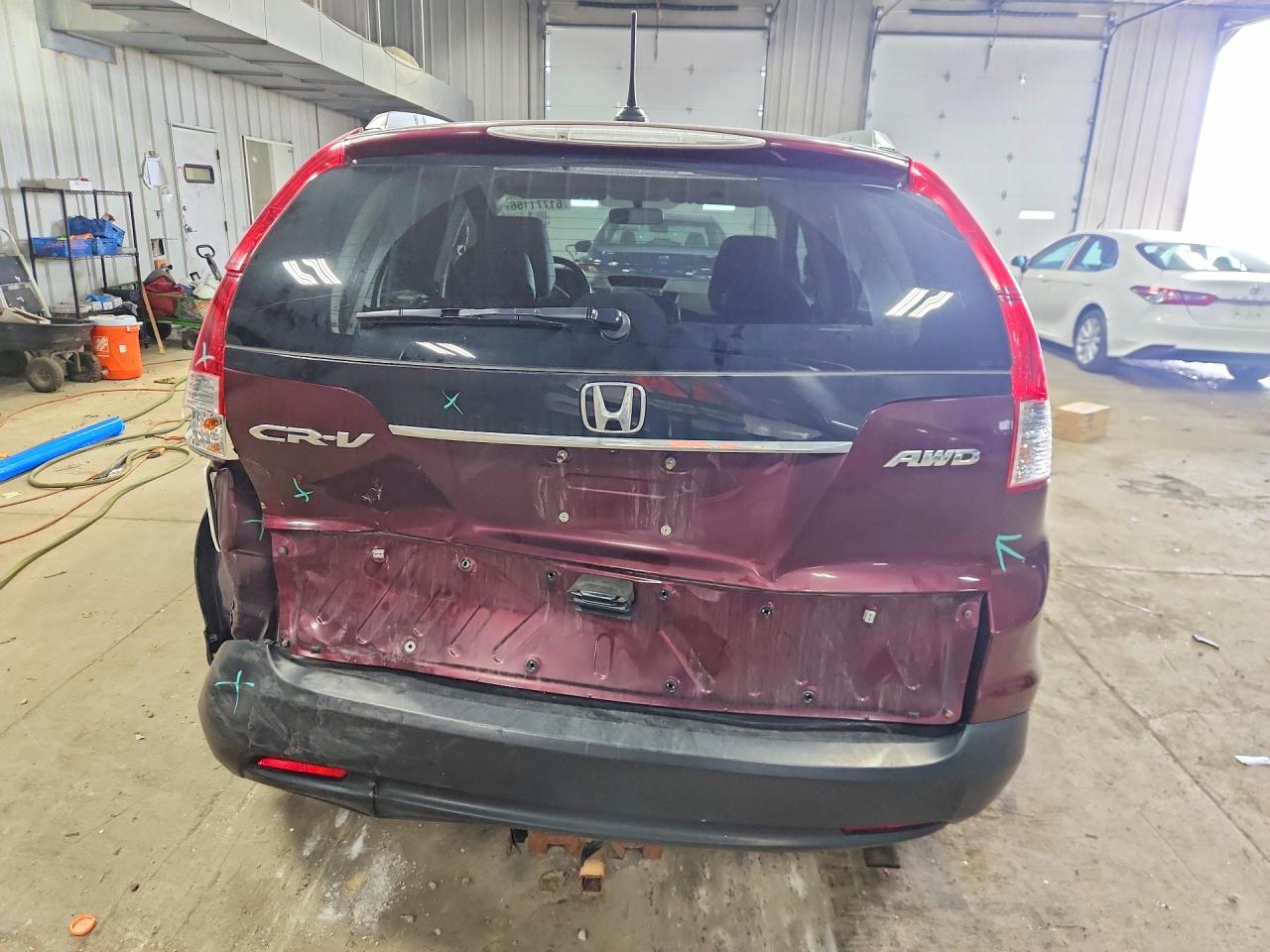 2013 Honda Cr-v Exl Красный vin: 5J6RM4H72DL031205