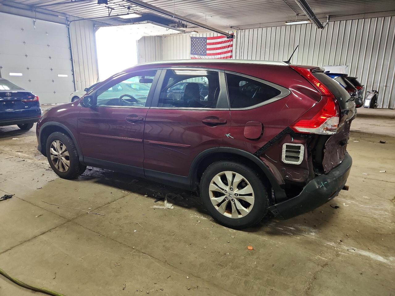 2013 Honda Cr-v Exl Красный vin: 5J6RM4H72DL031205