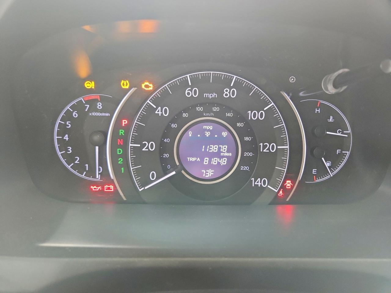 2013 Honda Cr-v Exl Бордовый vin: 5J6RM4H72DL035142