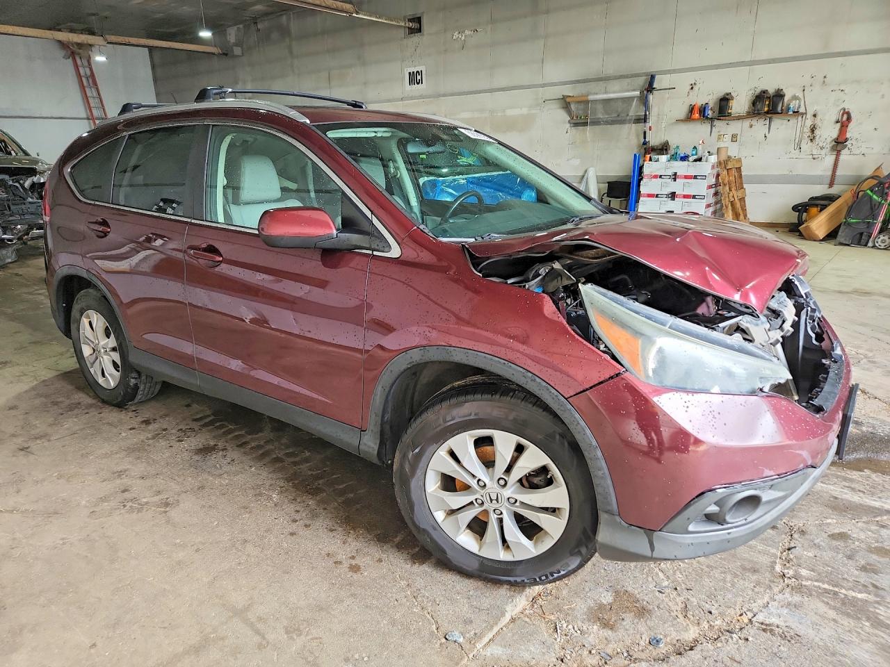 2013 Honda Cr-v Exl Бордовый vin: 5J6RM4H72DL035142