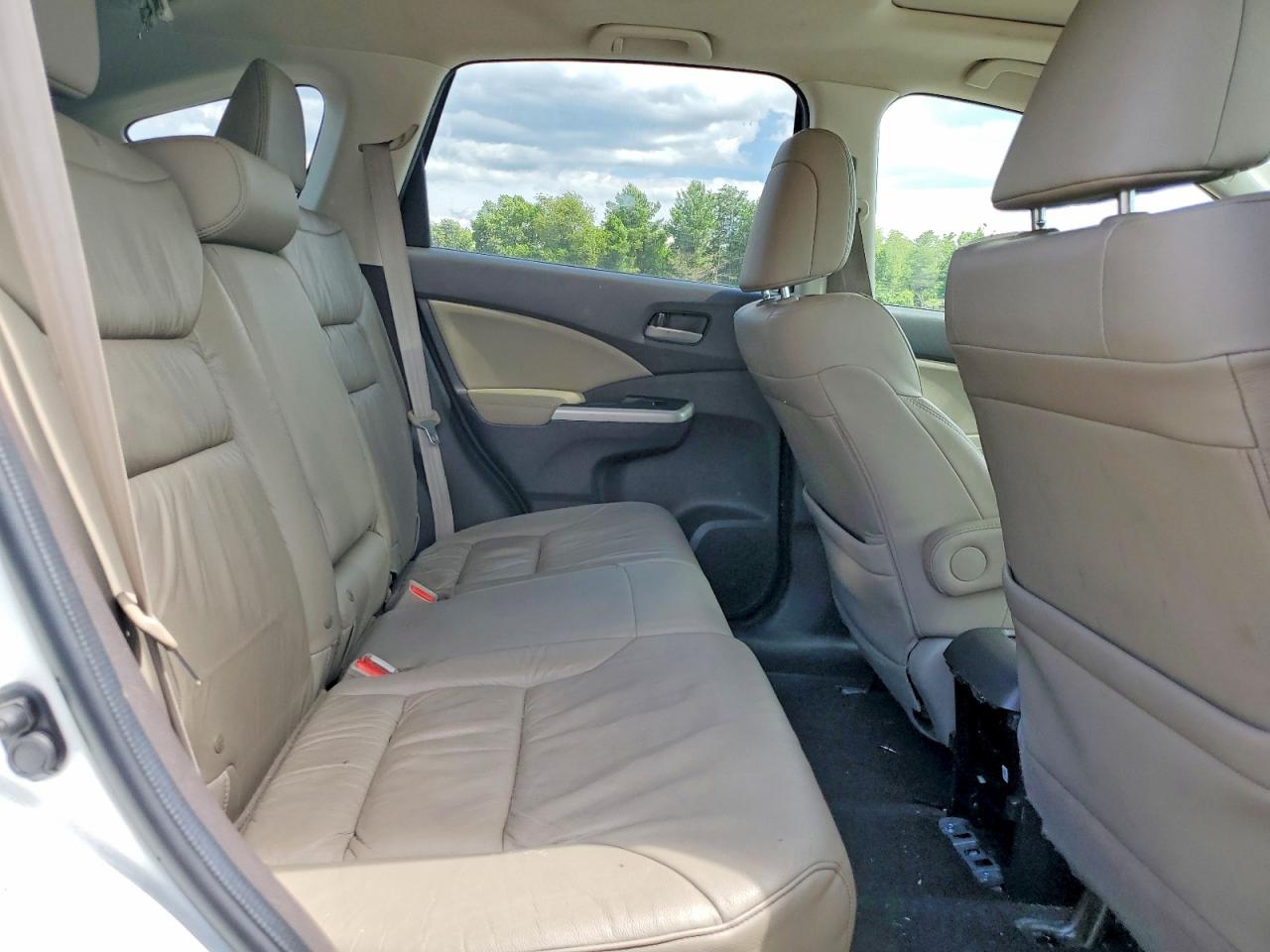 2013 Honda Cr-v Exl White vin: 5J6RM4H72DL038171
