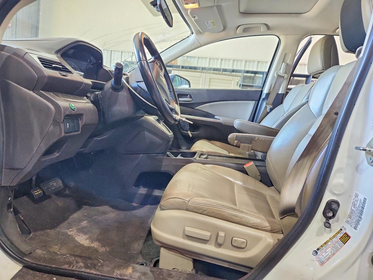 2013 Honda Cr-v Exl White vin: 5J6RM4H72DL038428