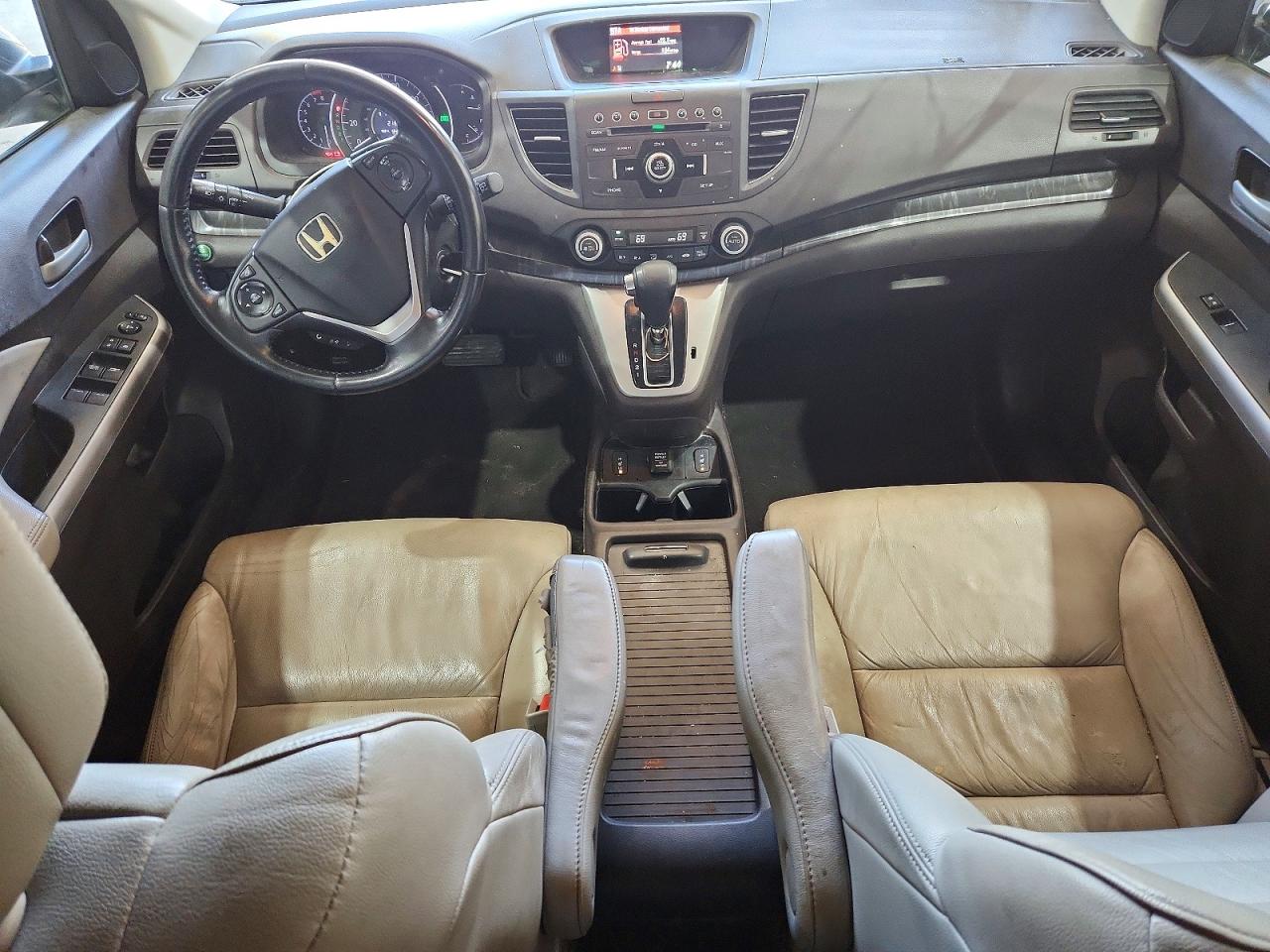 2013 Honda Cr-v Exl White vin: 5J6RM4H72DL038428