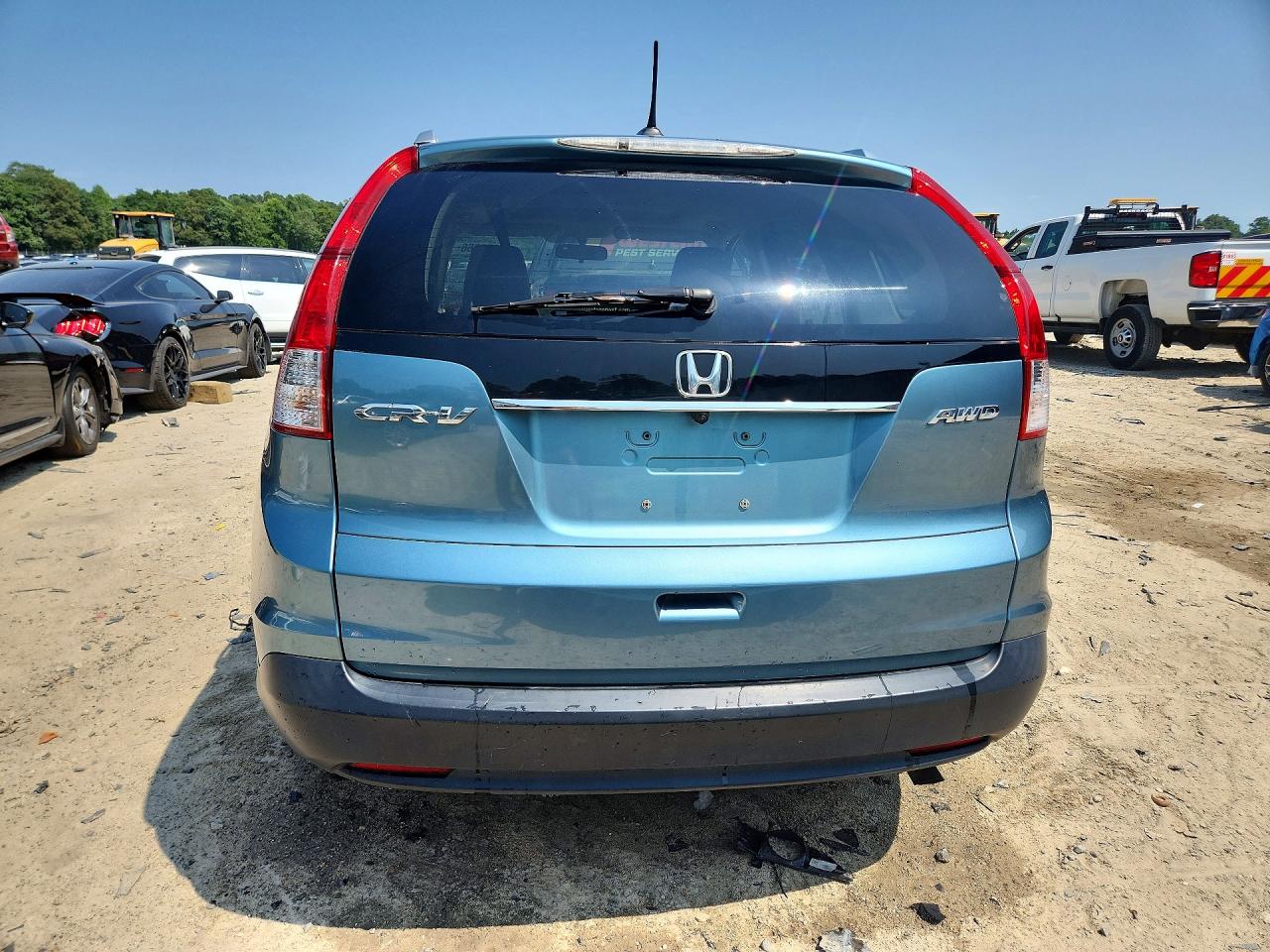 2013 Honda Cr-v Exl Turquoise vin: 5J6RM4H72DL043449