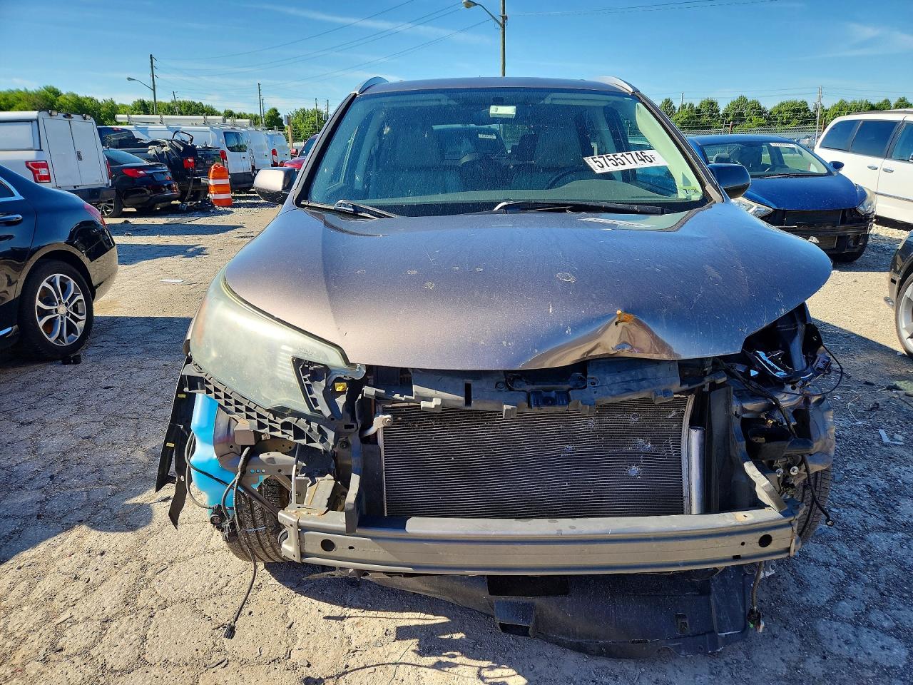 2013 Honda Cr-v Exl Gray vin: 5J6RM4H72DL060834