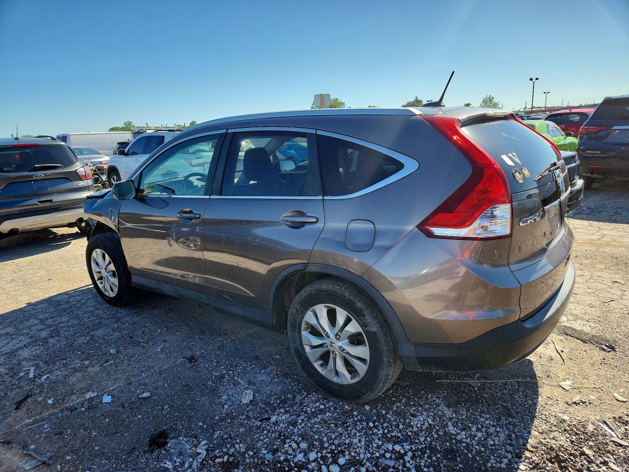 2013 Honda Cr-v Exl Gray vin: 5J6RM4H72DL060834