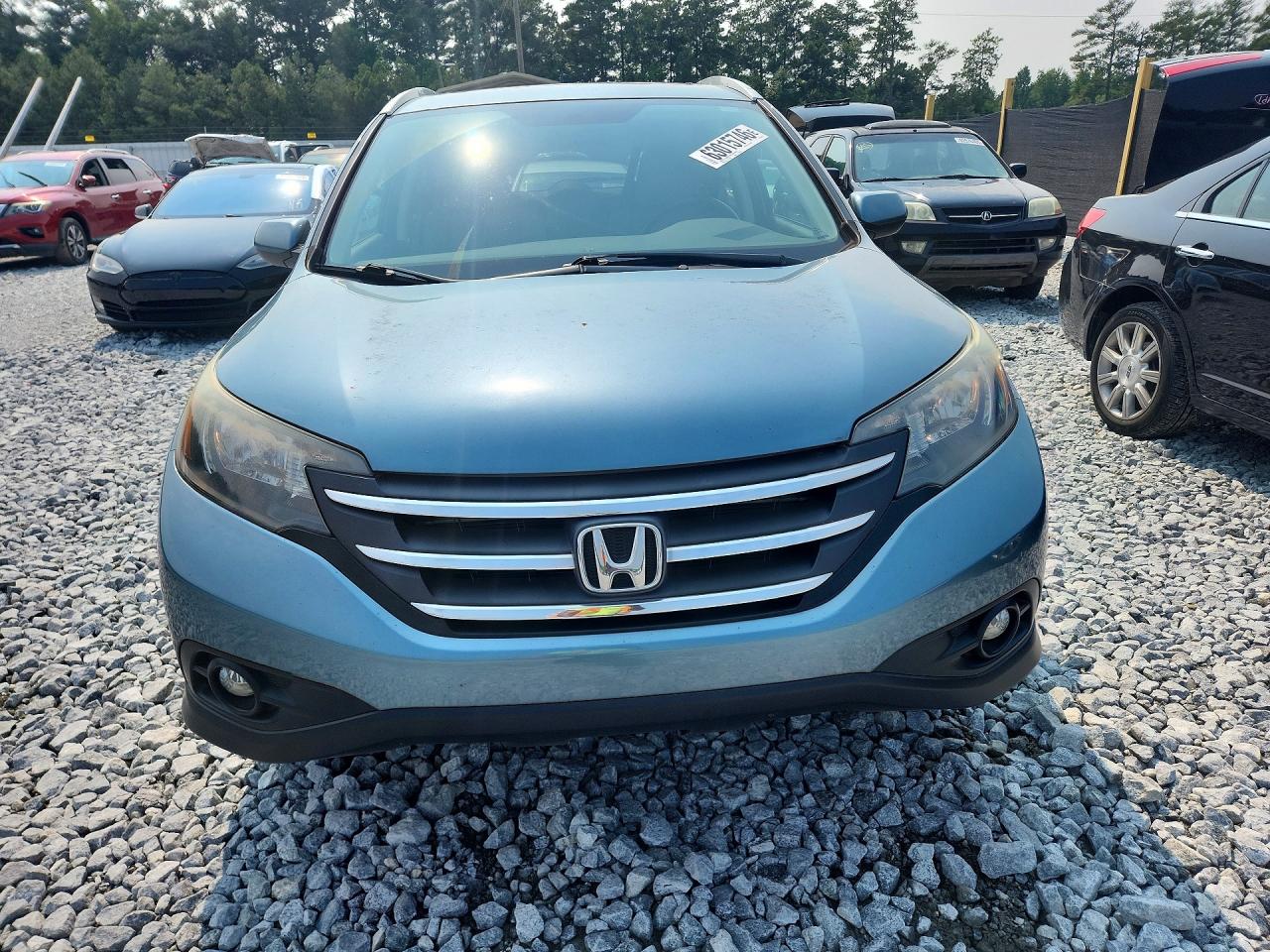 2013 Honda Cr-v Exl Teal vin: 5J6RM4H72DL066648