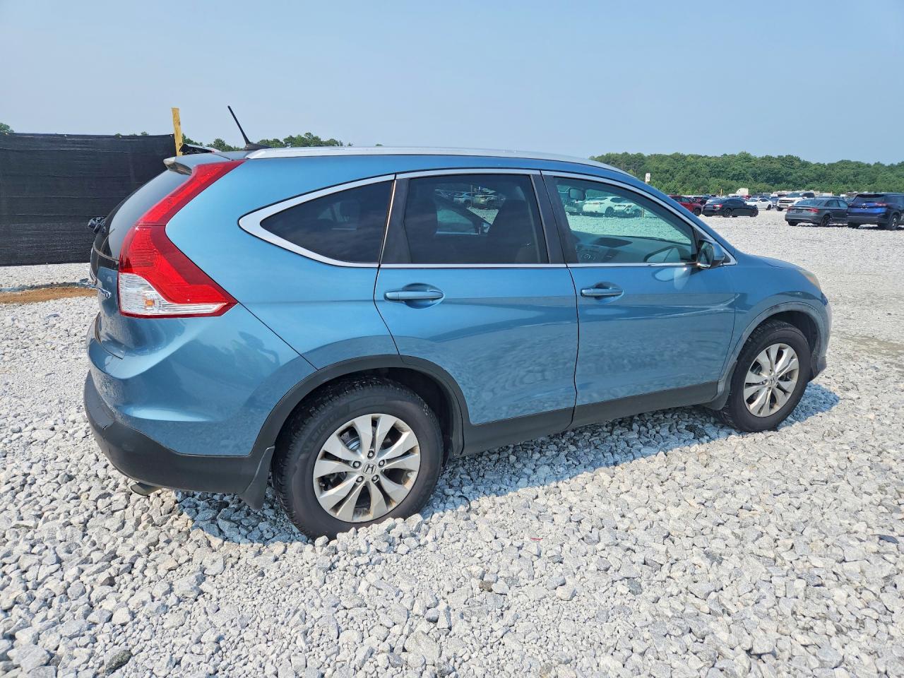 2013 Honda Cr-v Exl Teal vin: 5J6RM4H72DL066648
