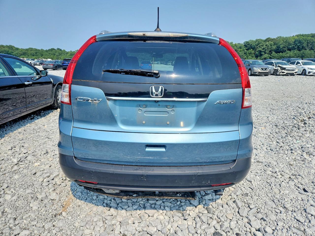2013 Honda Cr-v Exl Teal vin: 5J6RM4H72DL066648