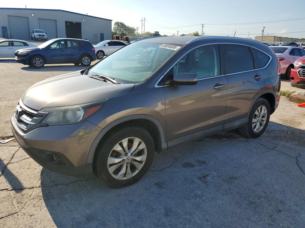 2013 Honda Cr-v Exl Желто-коричневый vin: 5J6RM4H72DL071154