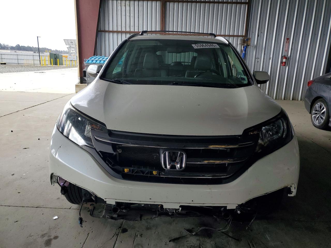 2013 Honda Cr-v Exl White vin: 5J6RM4H72DL088021