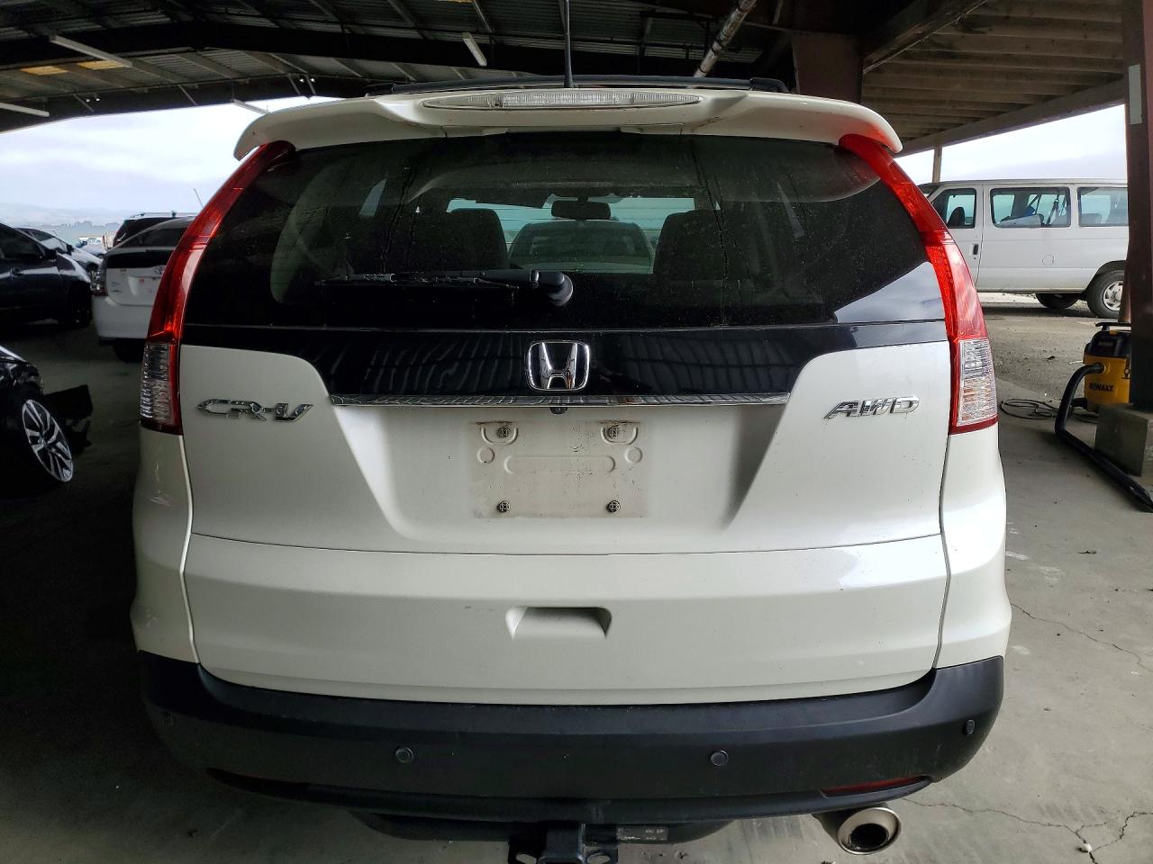 2013 Honda Cr-v Exl White vin: 5J6RM4H72DL088021
