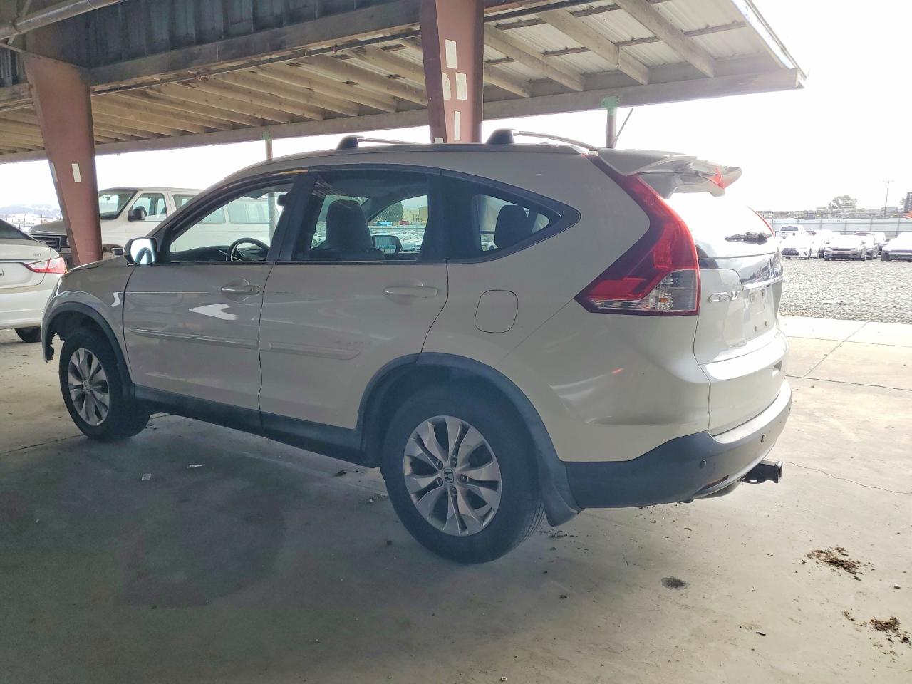 2013 Honda Cr-v Exl White vin: 5J6RM4H72DL088021