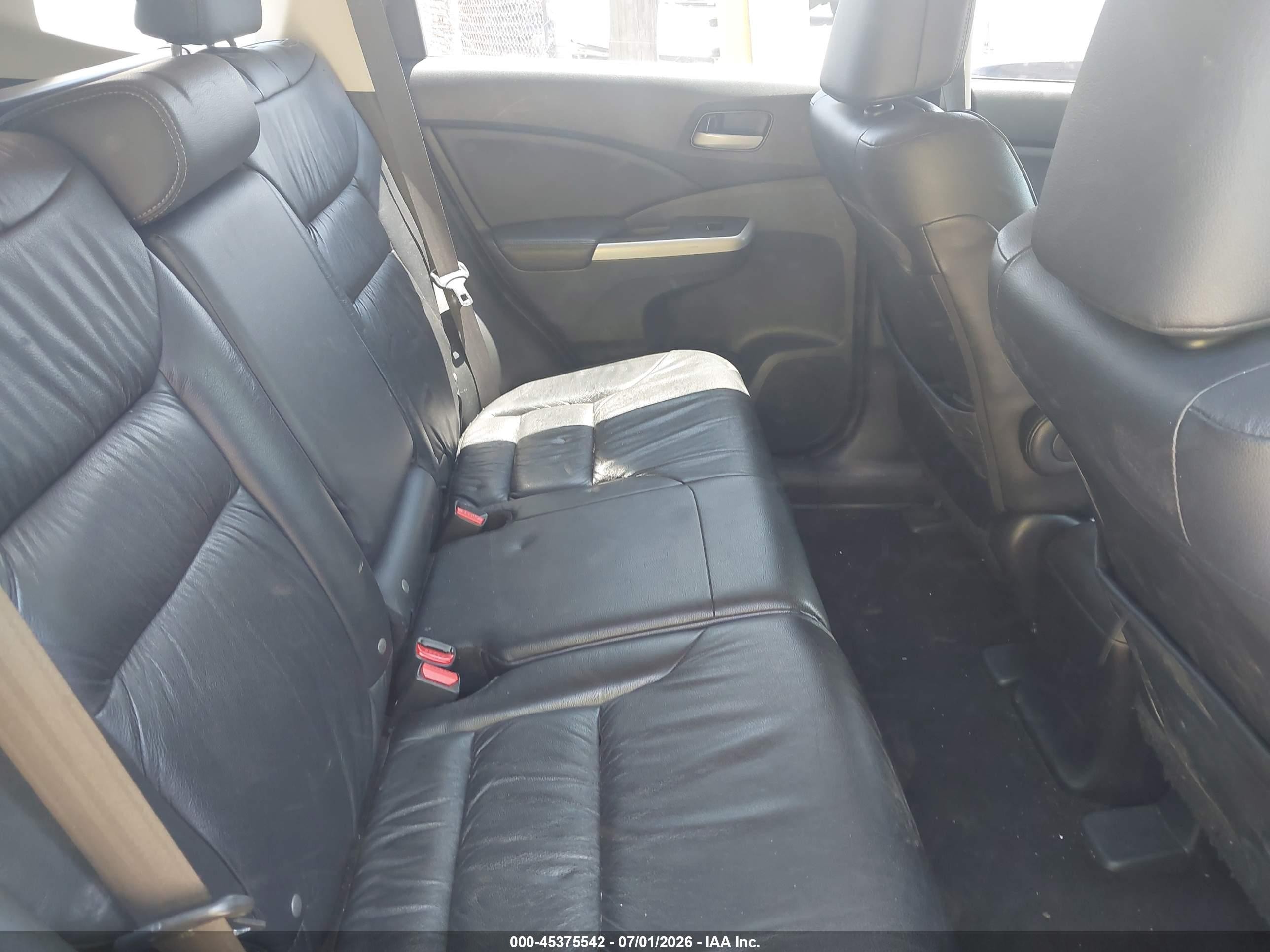 2014 Honda Cr-v Ex-l Коричневый vin: 5J6RM4H72EL000263