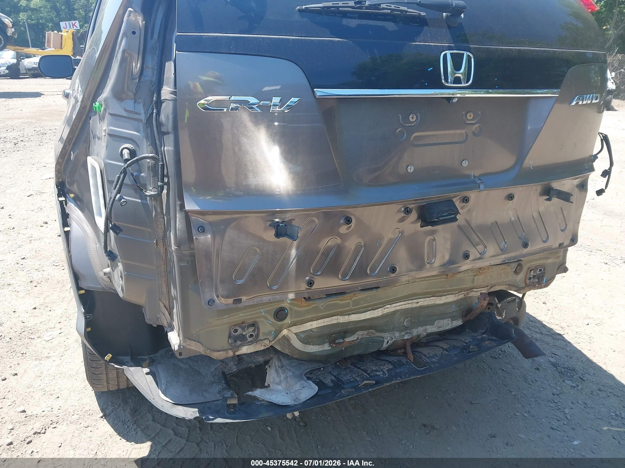 2014 Honda Cr-v Ex-l Коричневый vin: 5J6RM4H72EL000263