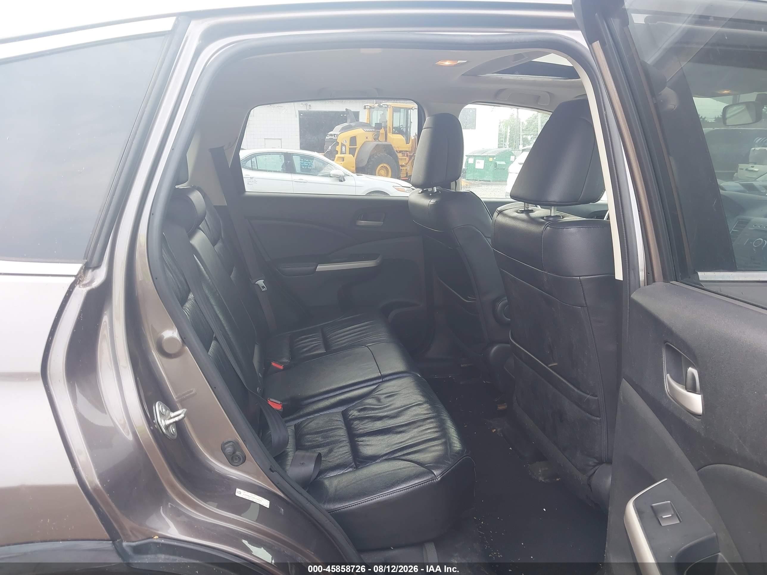 2014 Honda Cr-v Ex-l Brown vin: 5J6RM4H72EL018469