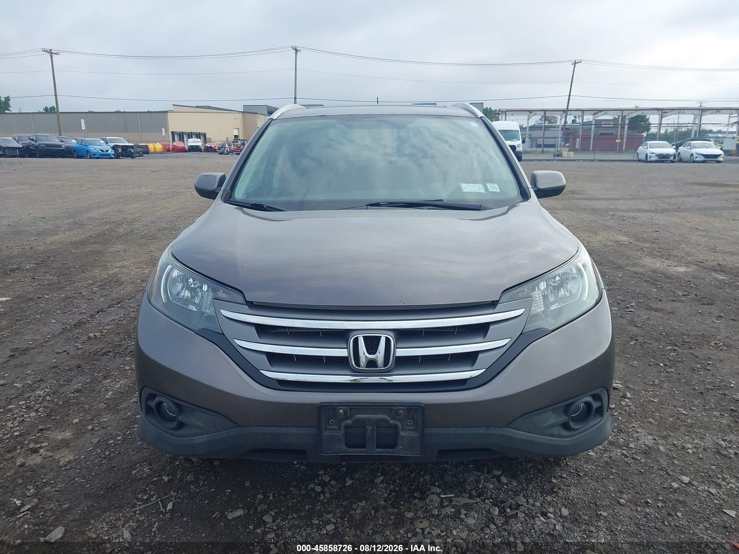 2014 Honda Cr-v Ex-l Brown vin: 5J6RM4H72EL018469