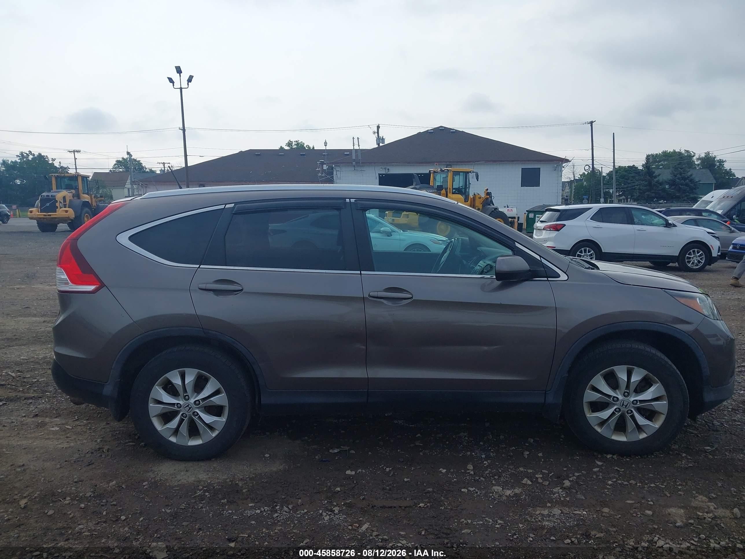 2014 Honda Cr-v Ex-l Brown vin: 5J6RM4H72EL018469