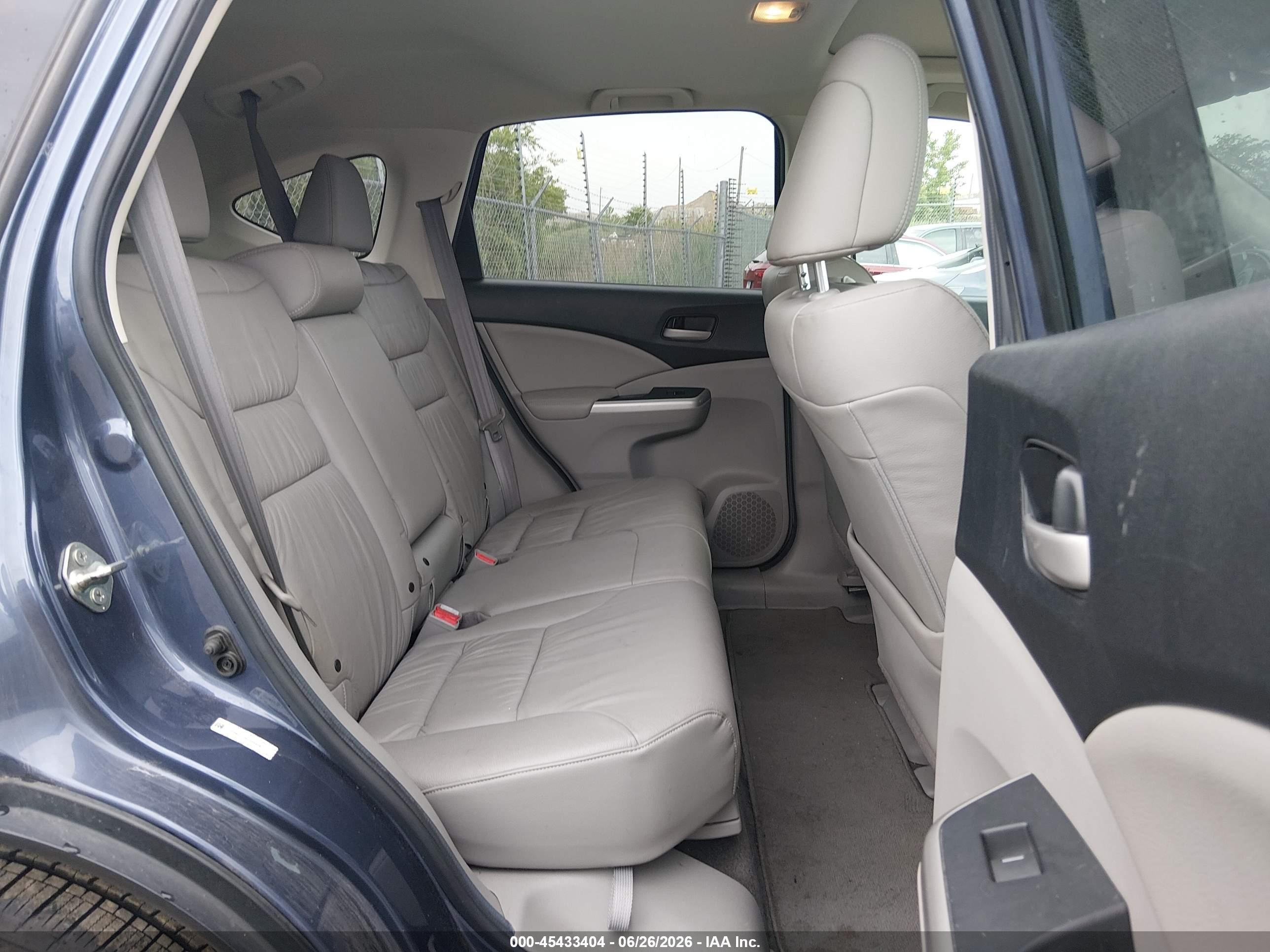2014 Honda Cr-v Ex-l Синий vin: 5J6RM4H72EL025406