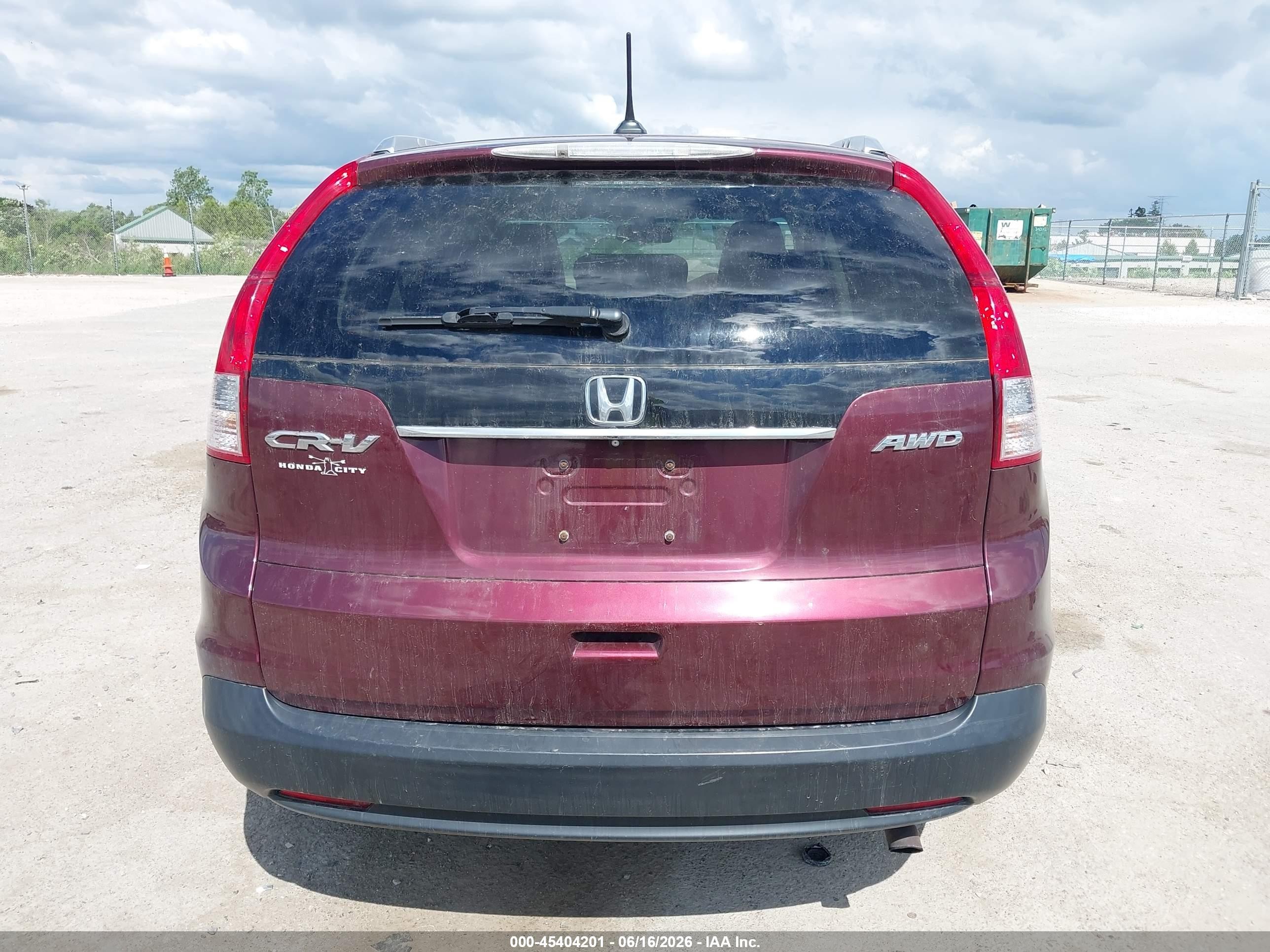 2014 Honda Cr-v Ex-l Бордовый vin: 5J6RM4H72EL029553