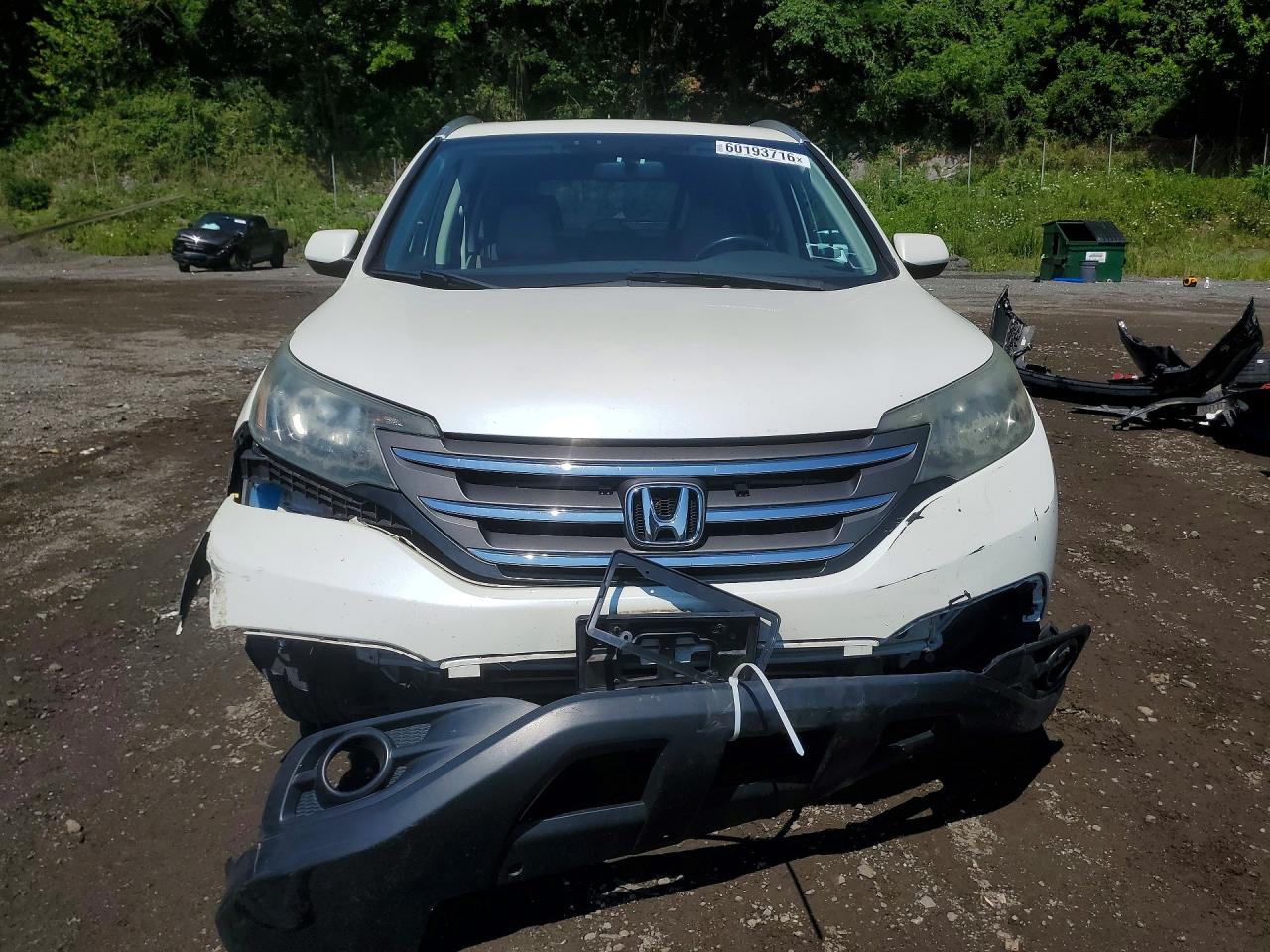 2014 Honda Cr-v Exl Белый vin: 5J6RM4H72EL038883